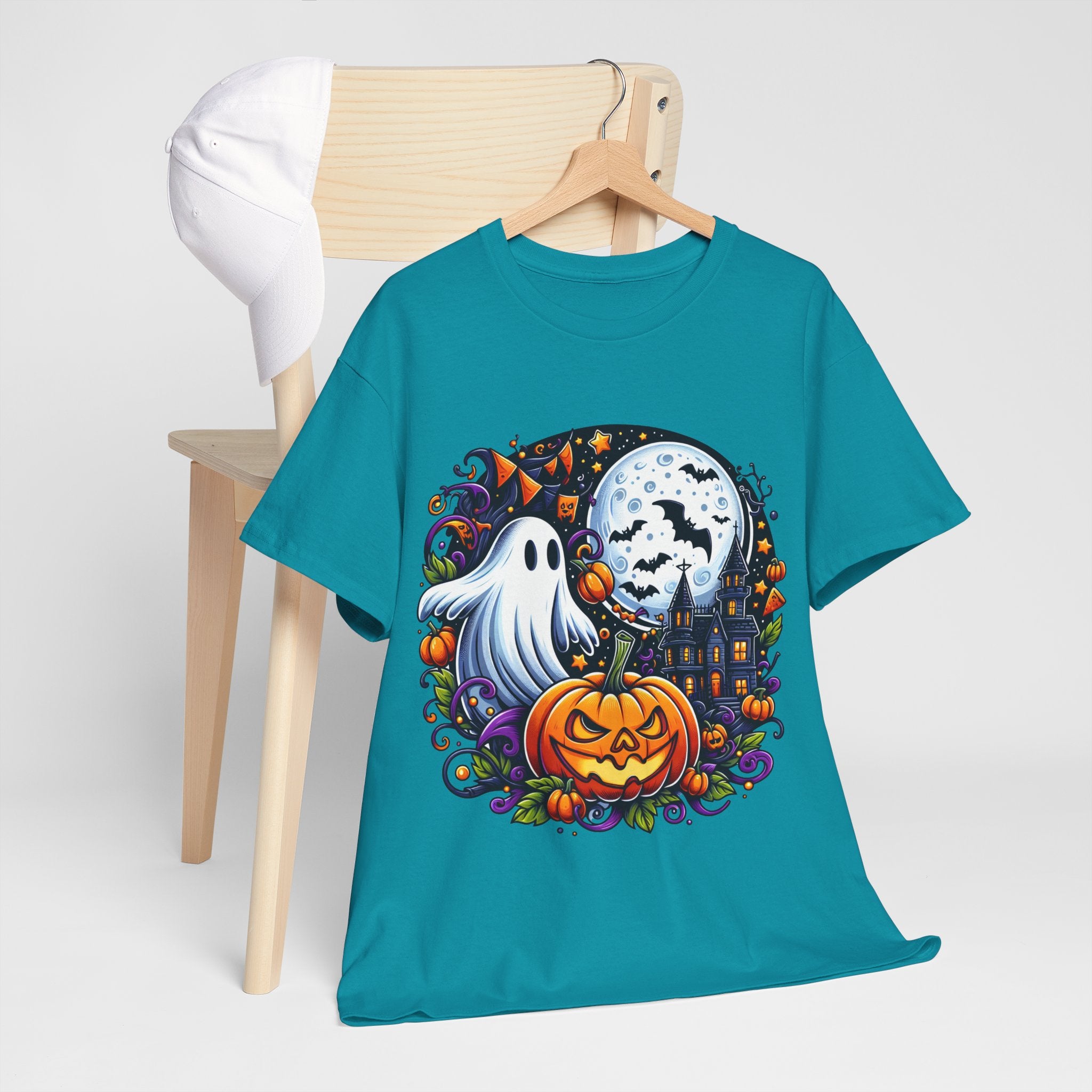 Halloween Boo Unisex Heavy Cotton Tee