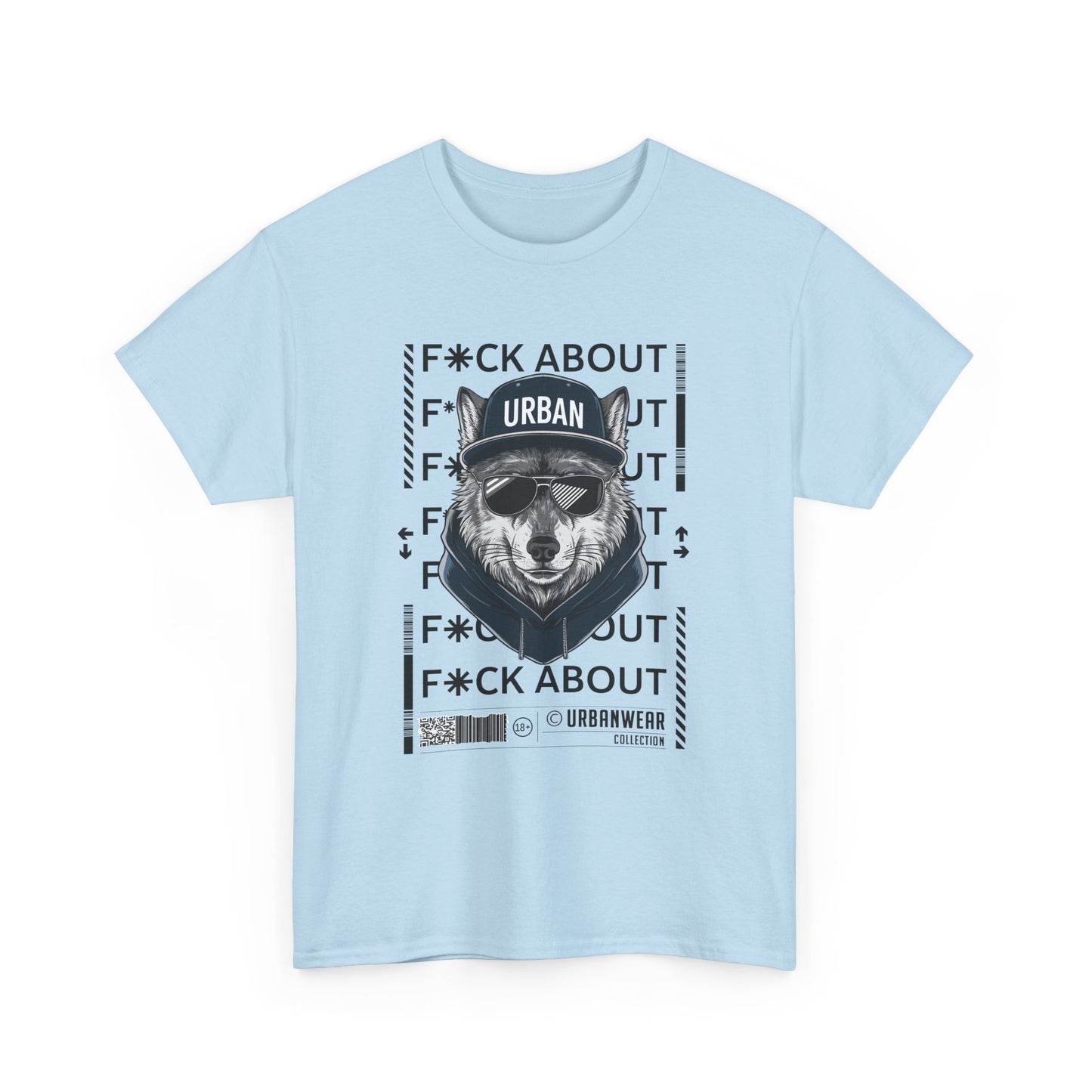 Urban Bear Graphic Unisex Heavy Cotton Tee