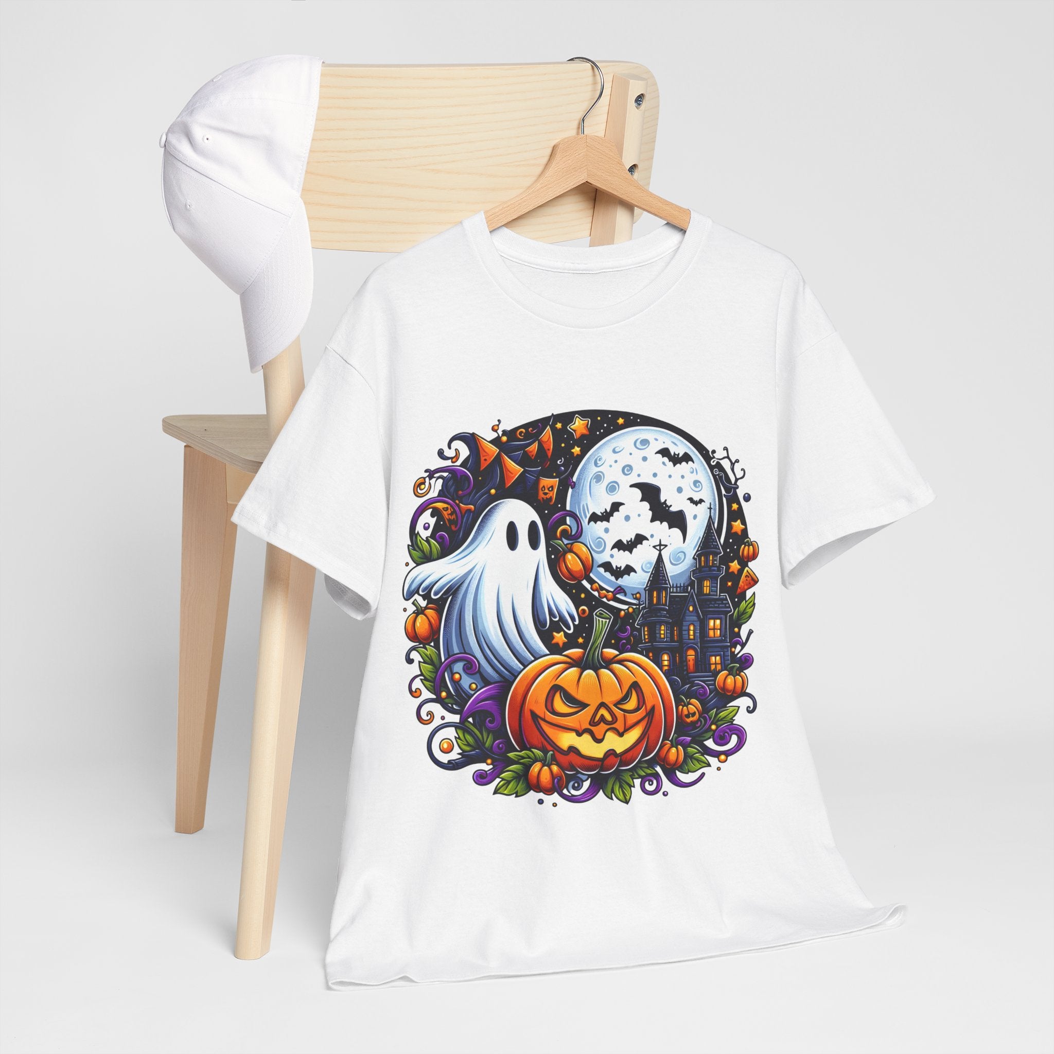 Halloween Boo Unisex Heavy Cotton Tee