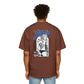 Heavy Oversized Tee with 'SAVAGE' Graphic - Streetwear Vibe