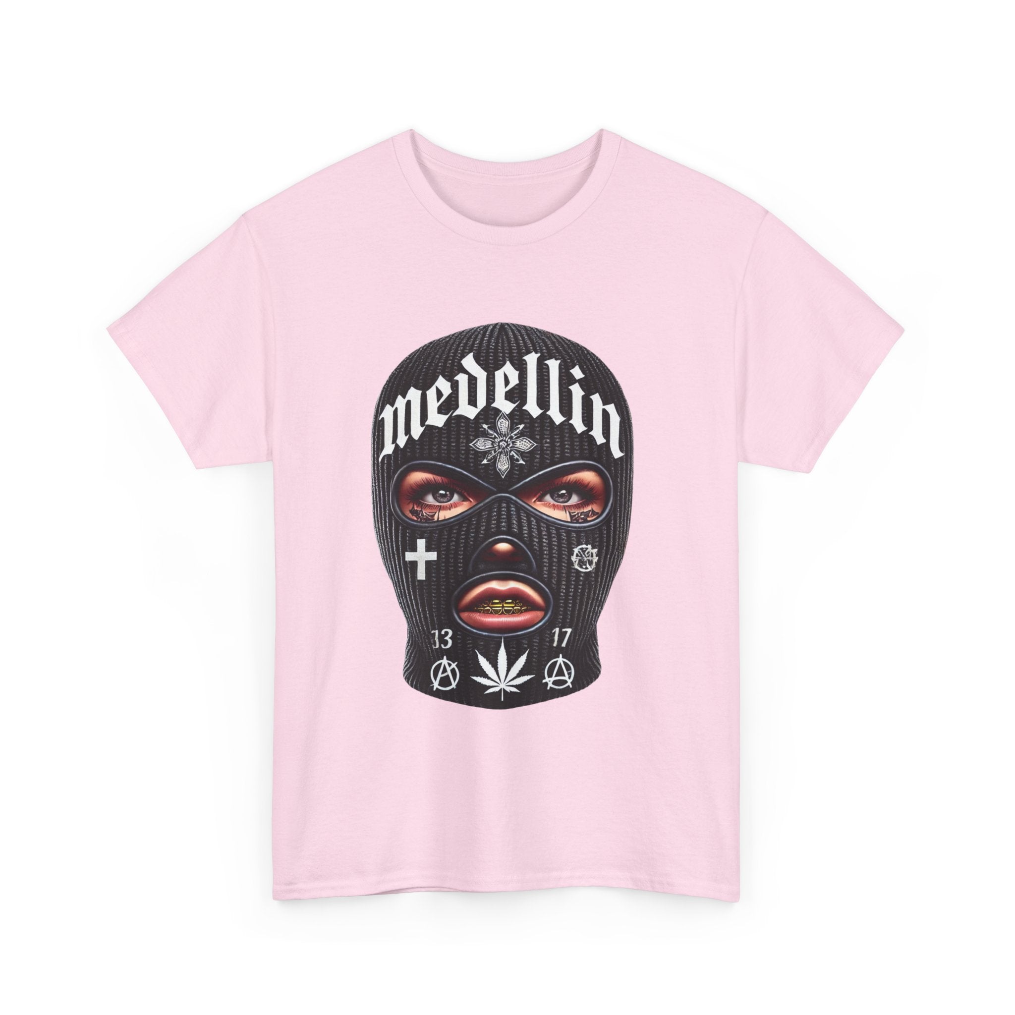 Anarchy Ski Mask Girl Unisex Heavy Cotton Tee