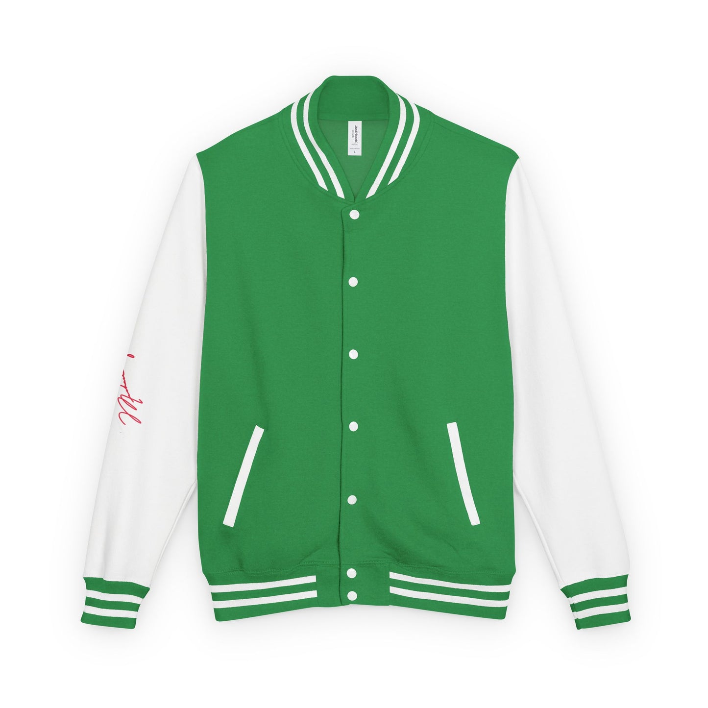 Unisex Heavyweight Letterman Jacket - Retro Basketball Style with Michael Jordan Graphic