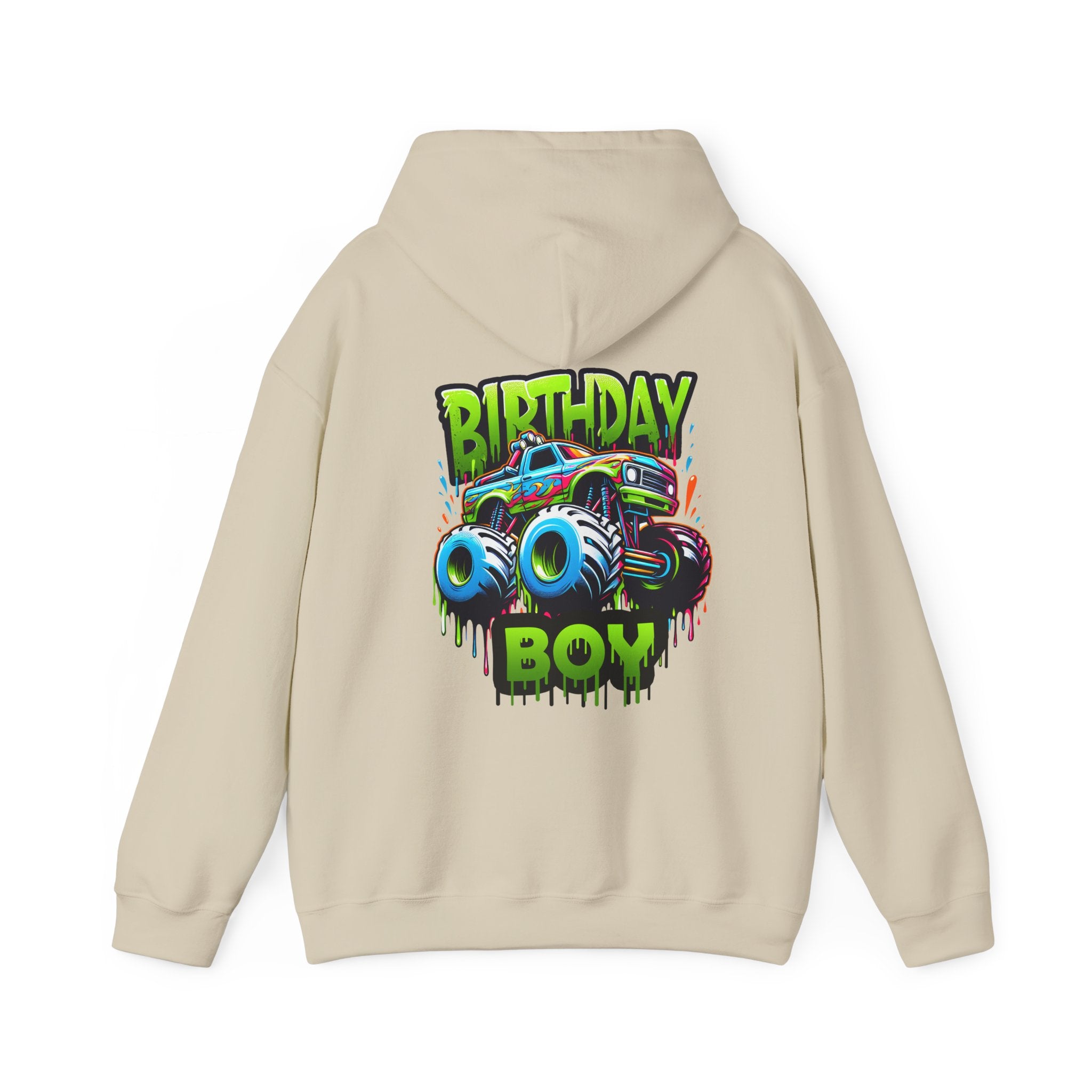 Birthday Boy Monster Truck Unisex Hoodie