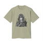 Vintage-Inspired Unisex Heavy Faded Tee with Artistic Design