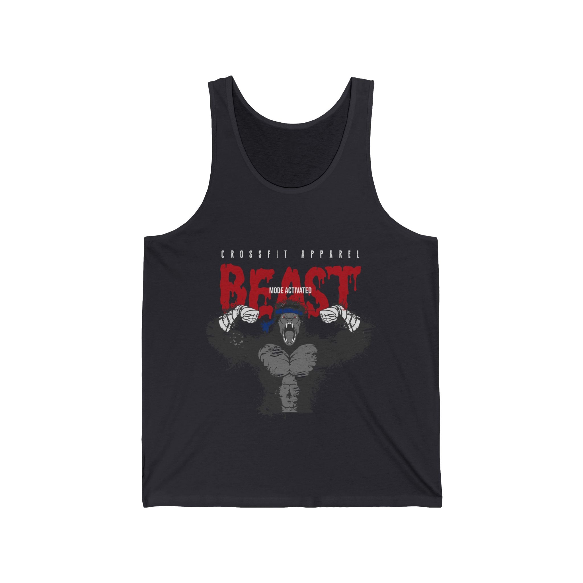 Beast Mode Unisex Jersey Tank - CrossFit Gym Wear