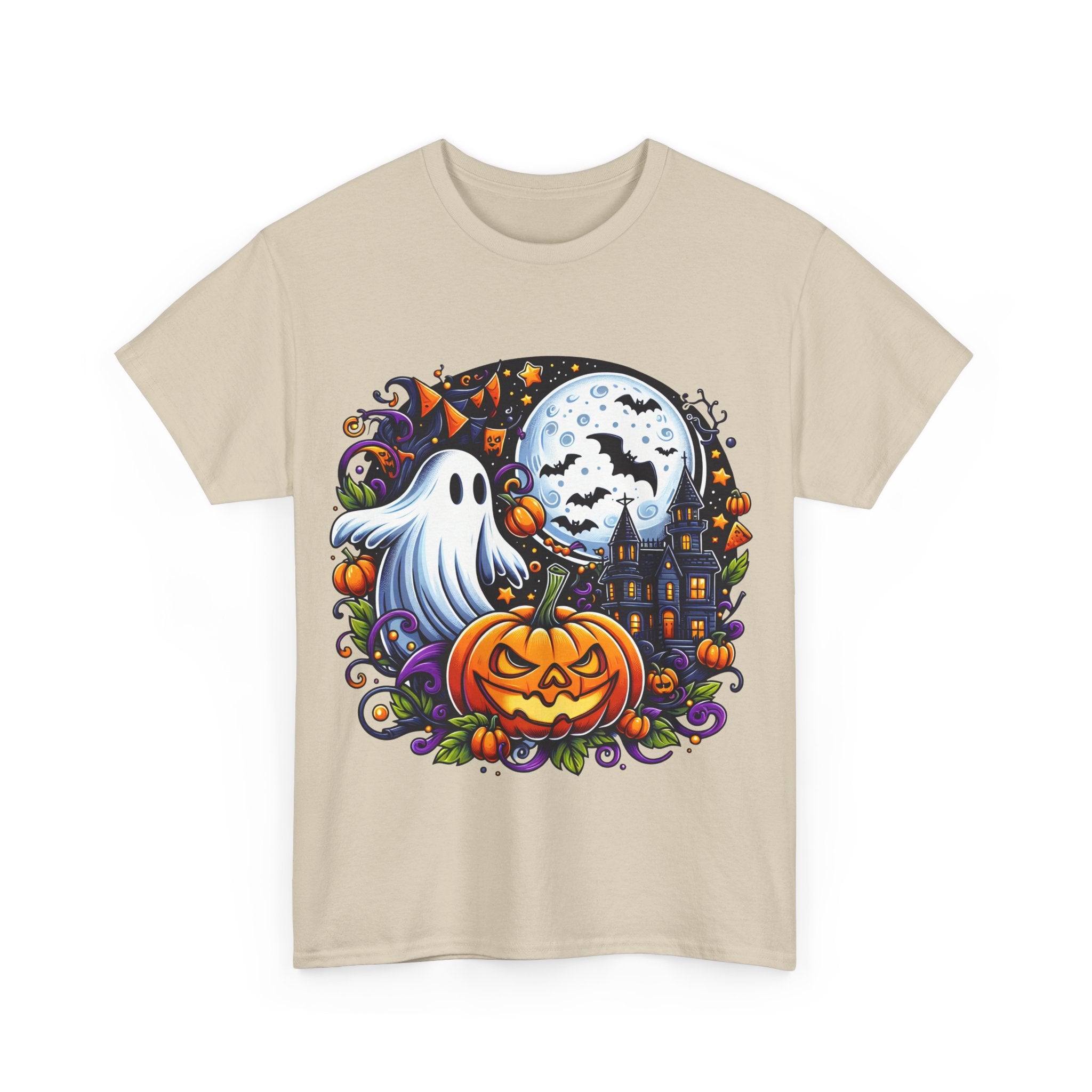 Halloween Boo Unisex Heavy Cotton Tee