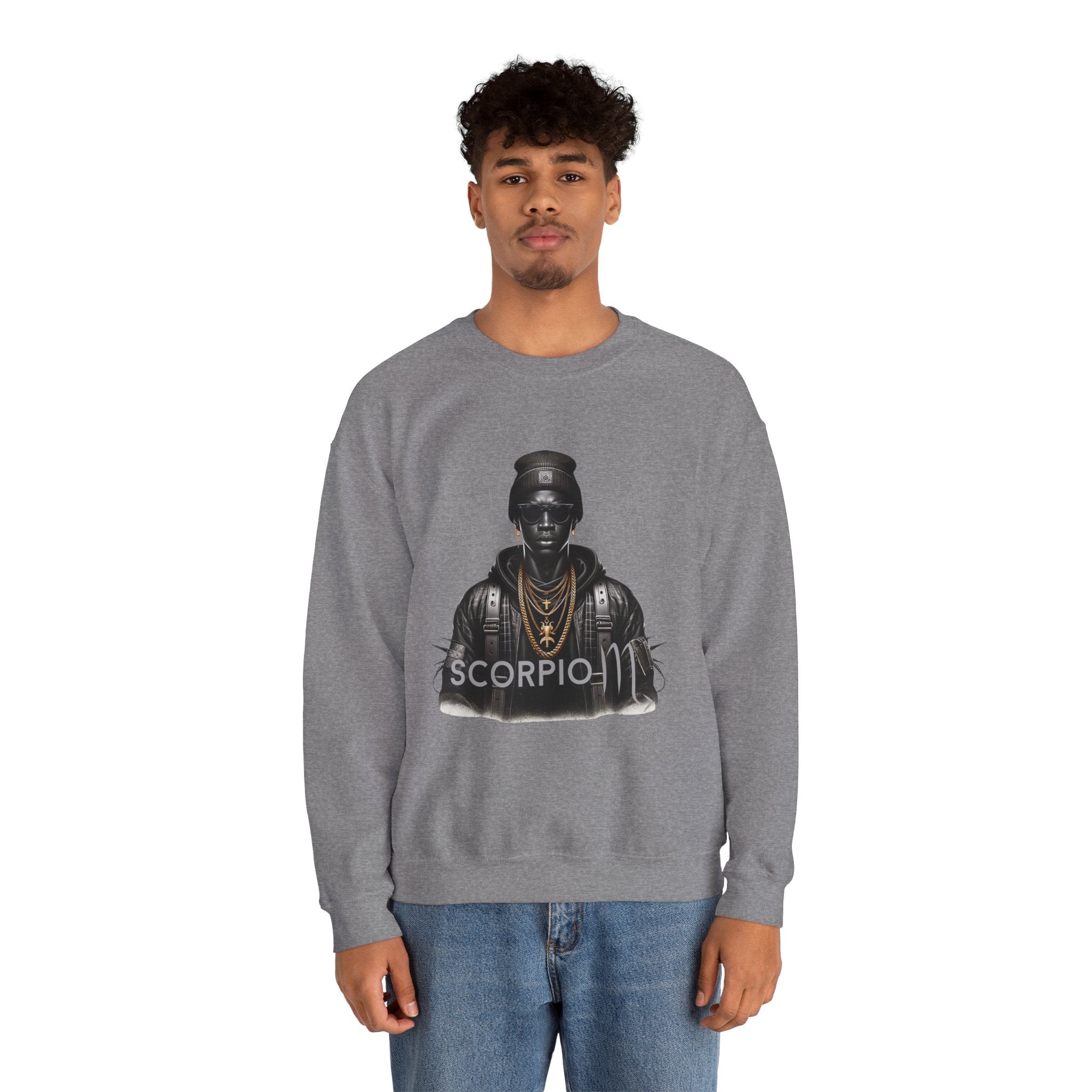 Scorpio Zodiac Crewneck Sweatshirt for Astrology Lovers