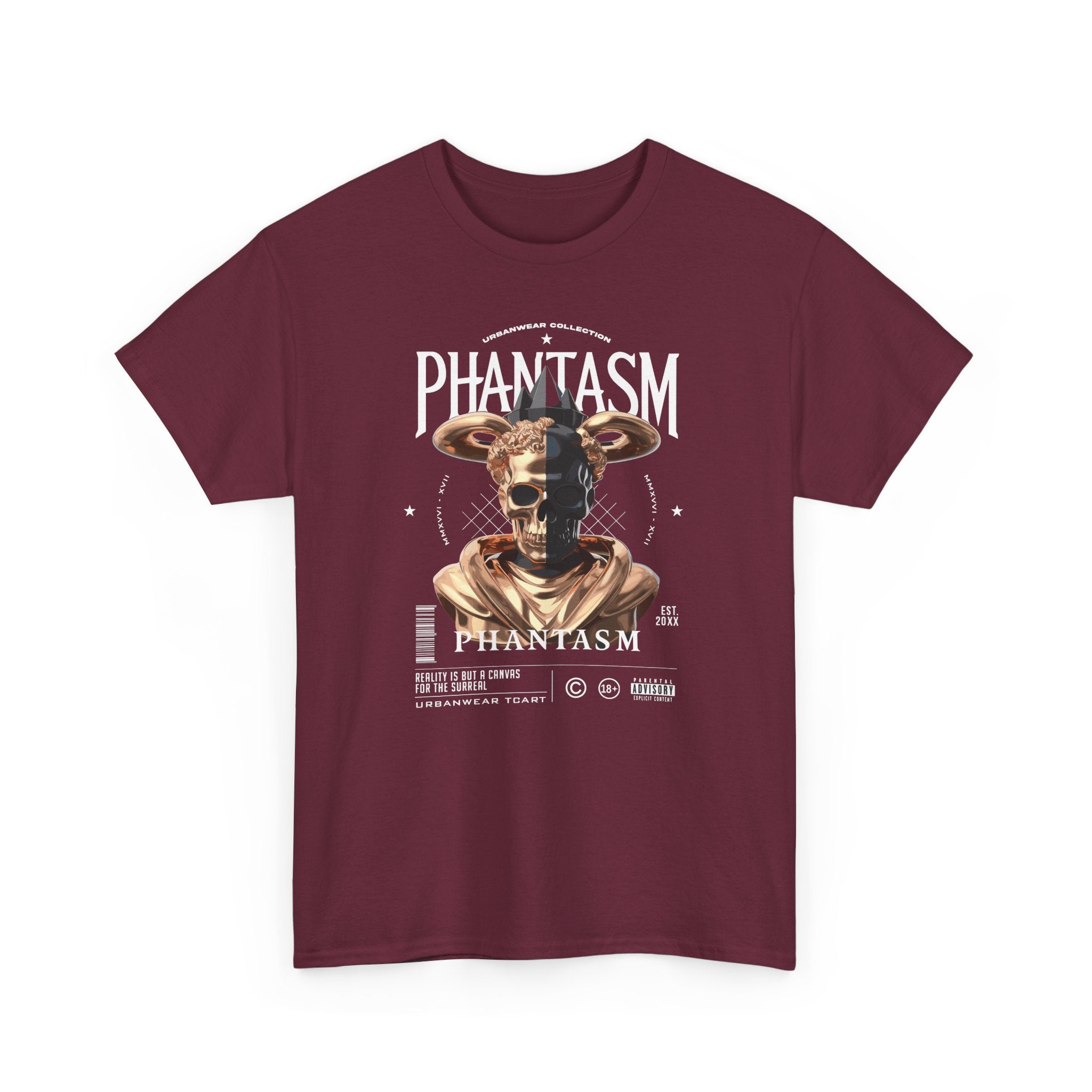 Phantasm Graphic Unisex Heavy Cotton Tee - Unique Art Apparel for Bold Personalities