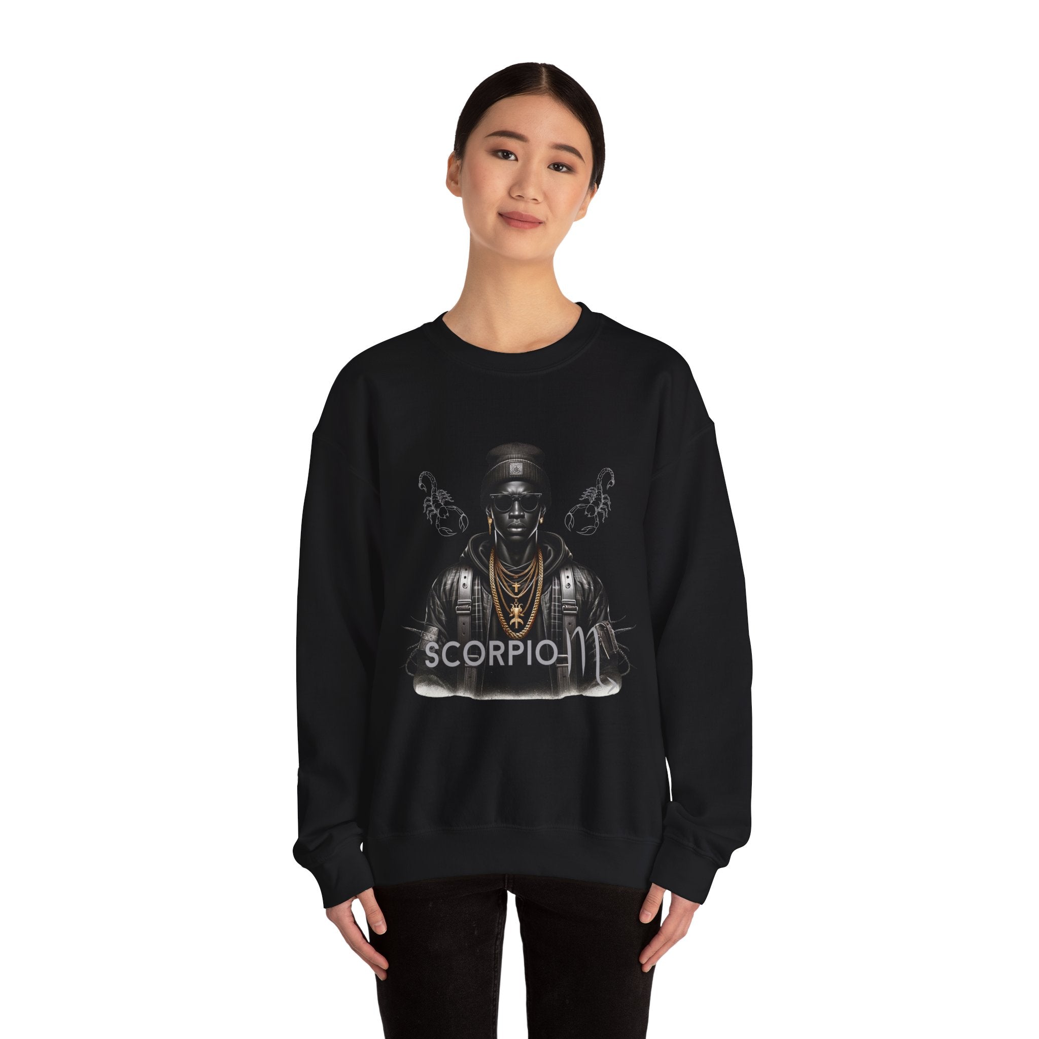 Scorpio Zodiac Crewneck Sweatshirt for Astrology Lovers