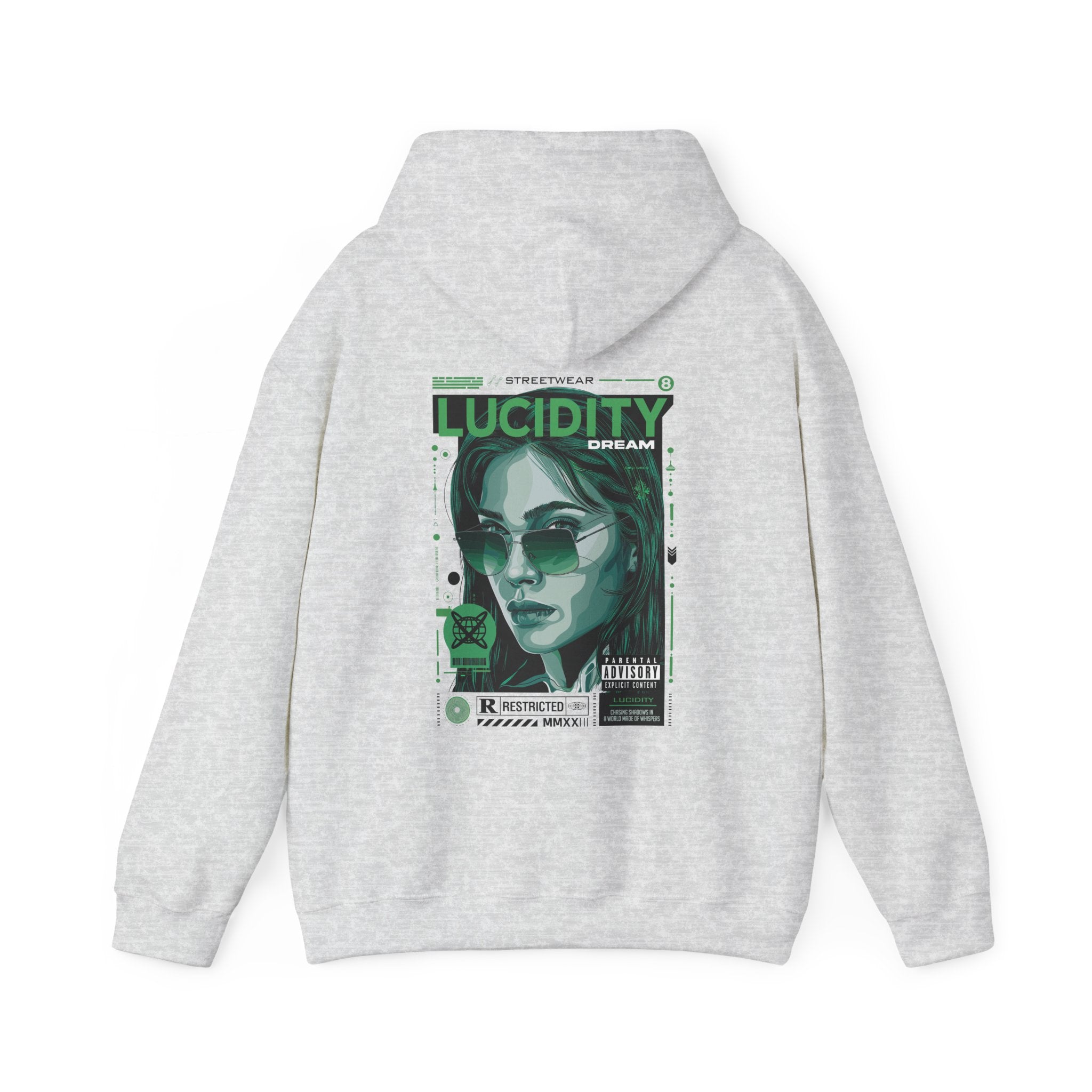 Lucidity Dream Unisex Heavy Blend™ Hooded Sweatshirt - Stylish Streetwear for Comfort and Vibe