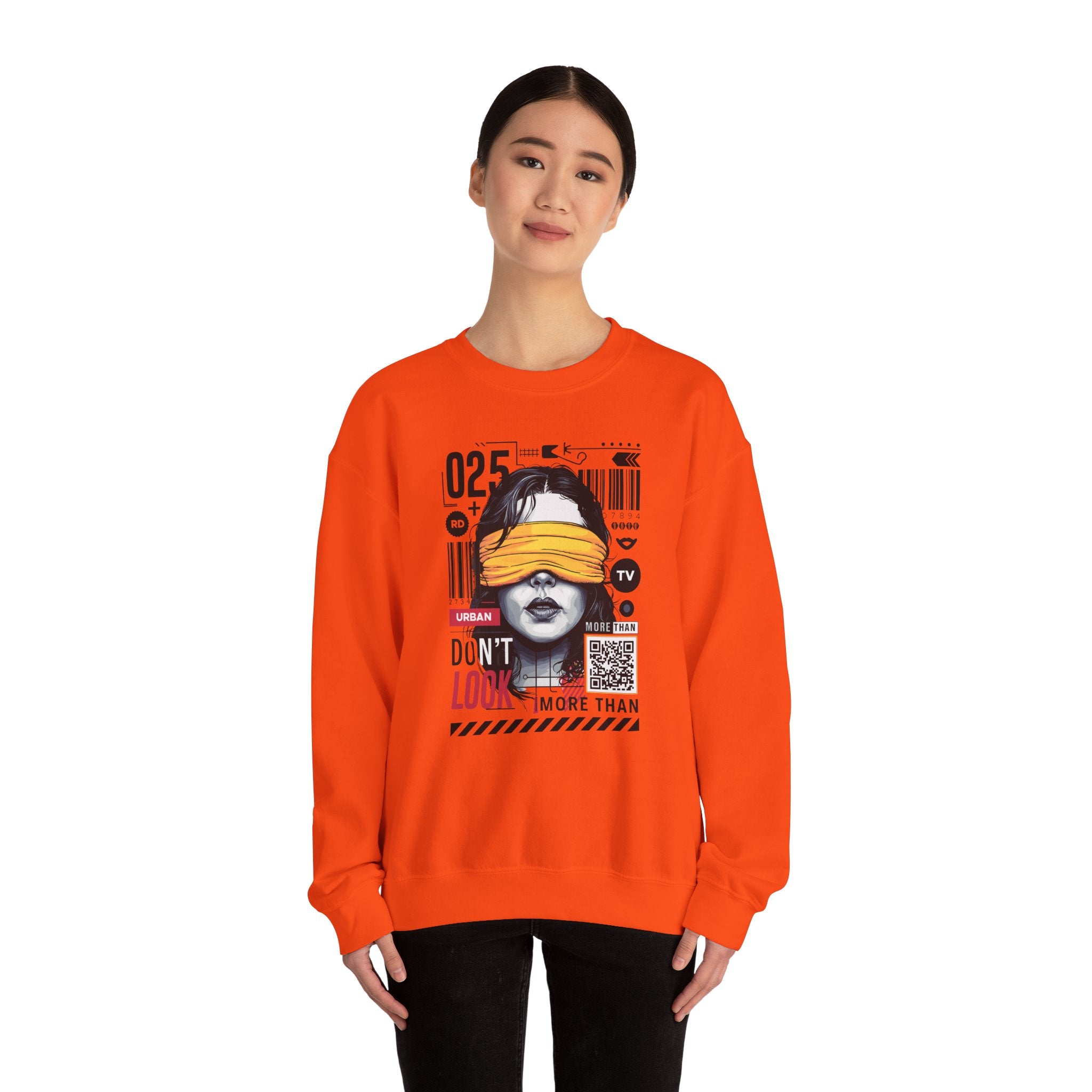 Urban Don’t Look Crewneck Sweatshirt - Unisex Heavy Blend™