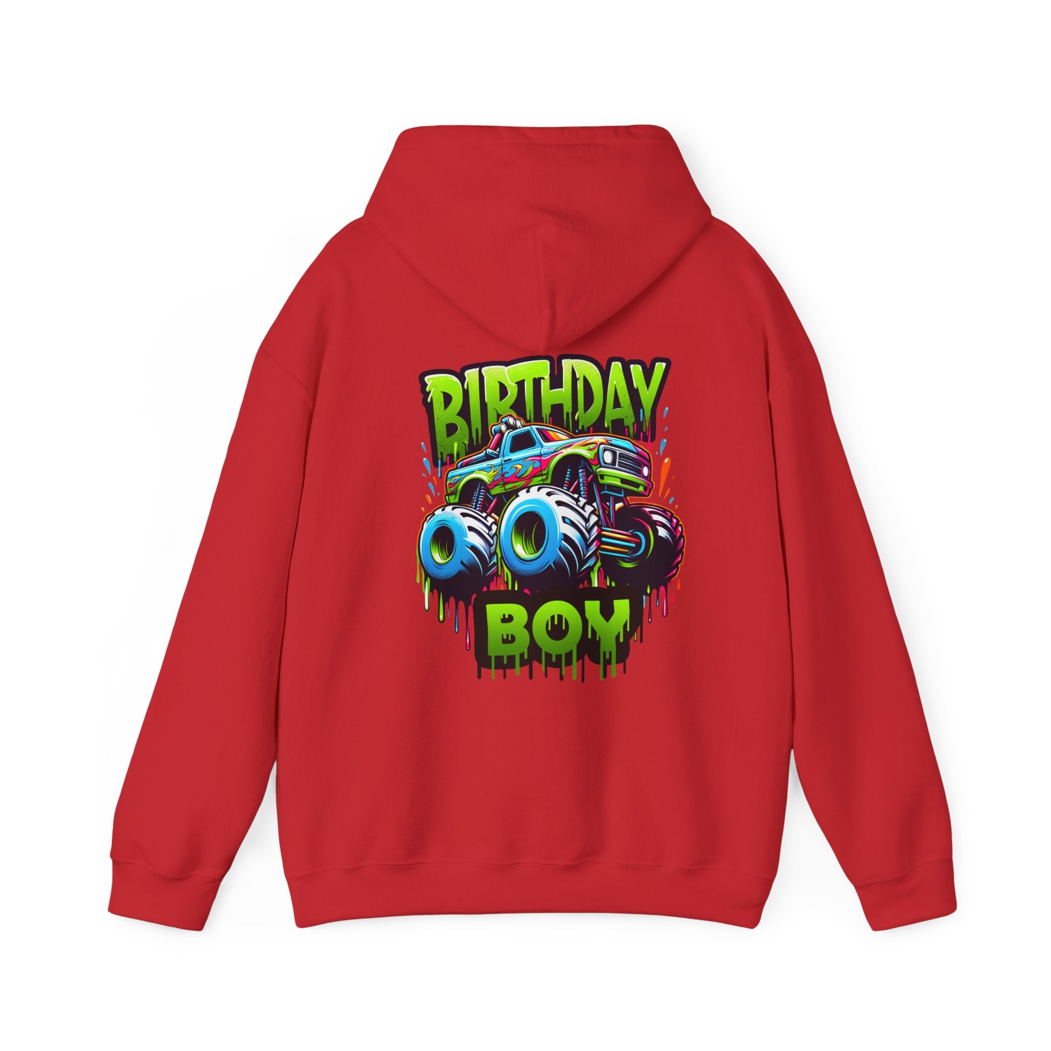 Birthday Boy Monster Truck Unisex Hoodie