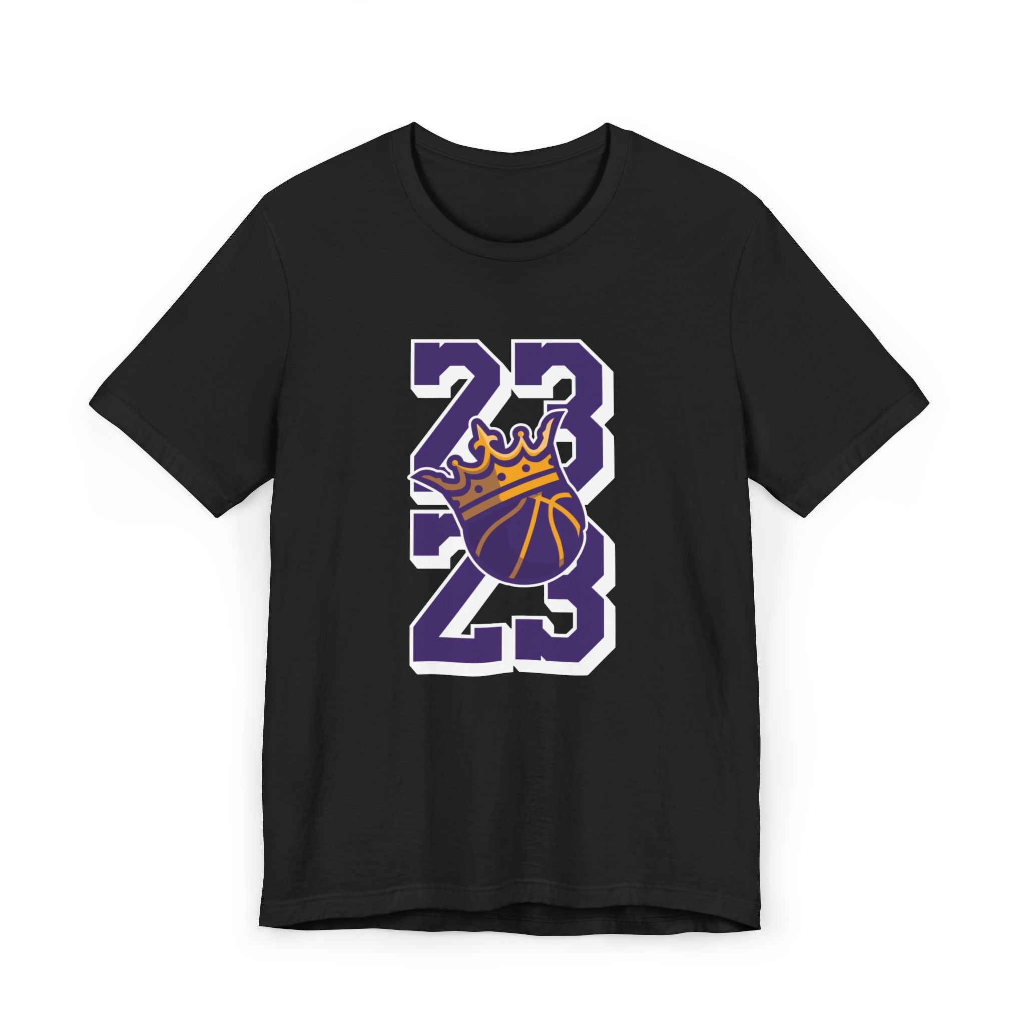 King of the Court Unisex Jersey T-Shirt - Basketball 23 Design