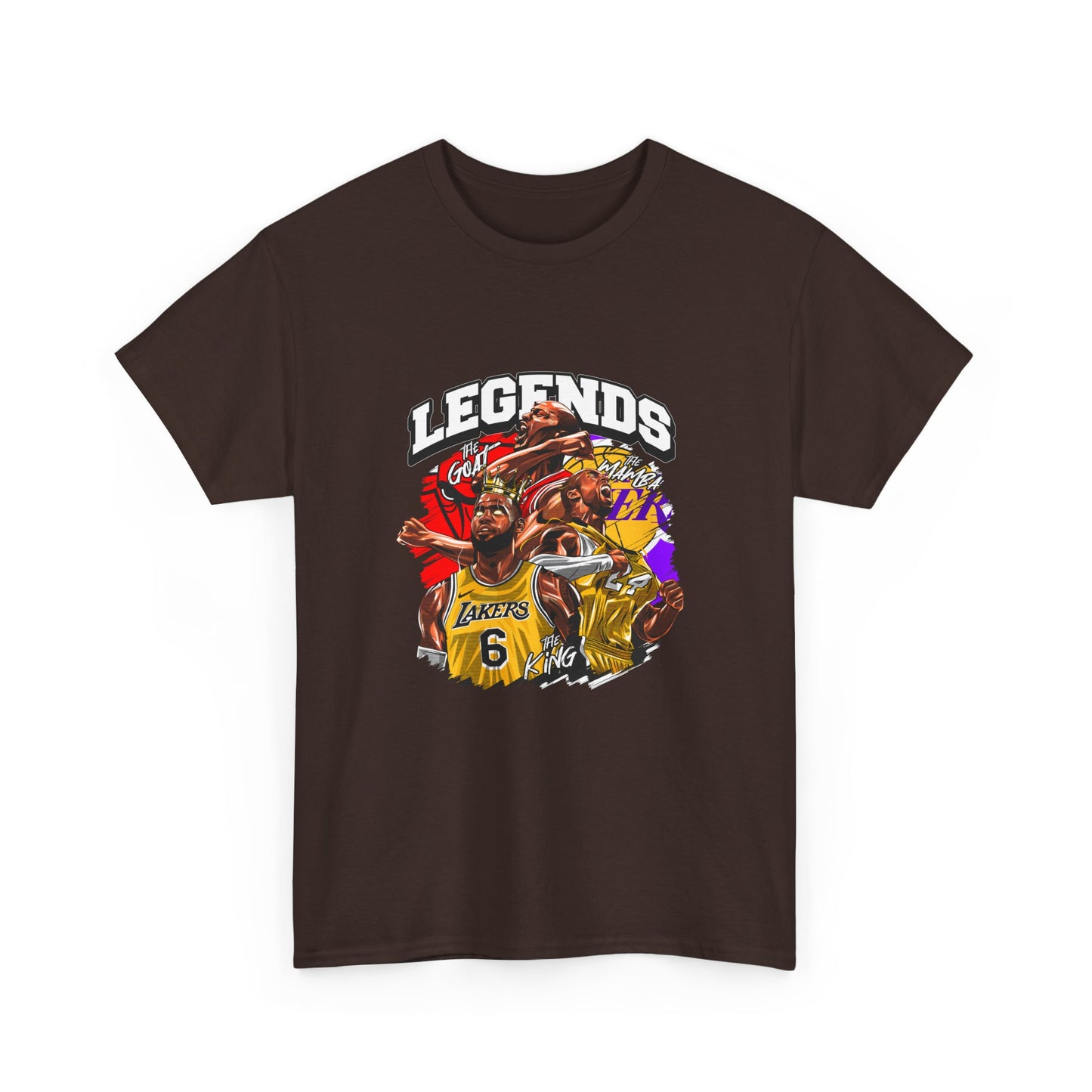 Kaos Basket Legend Basketball Unisex Heavy Cotton Tee