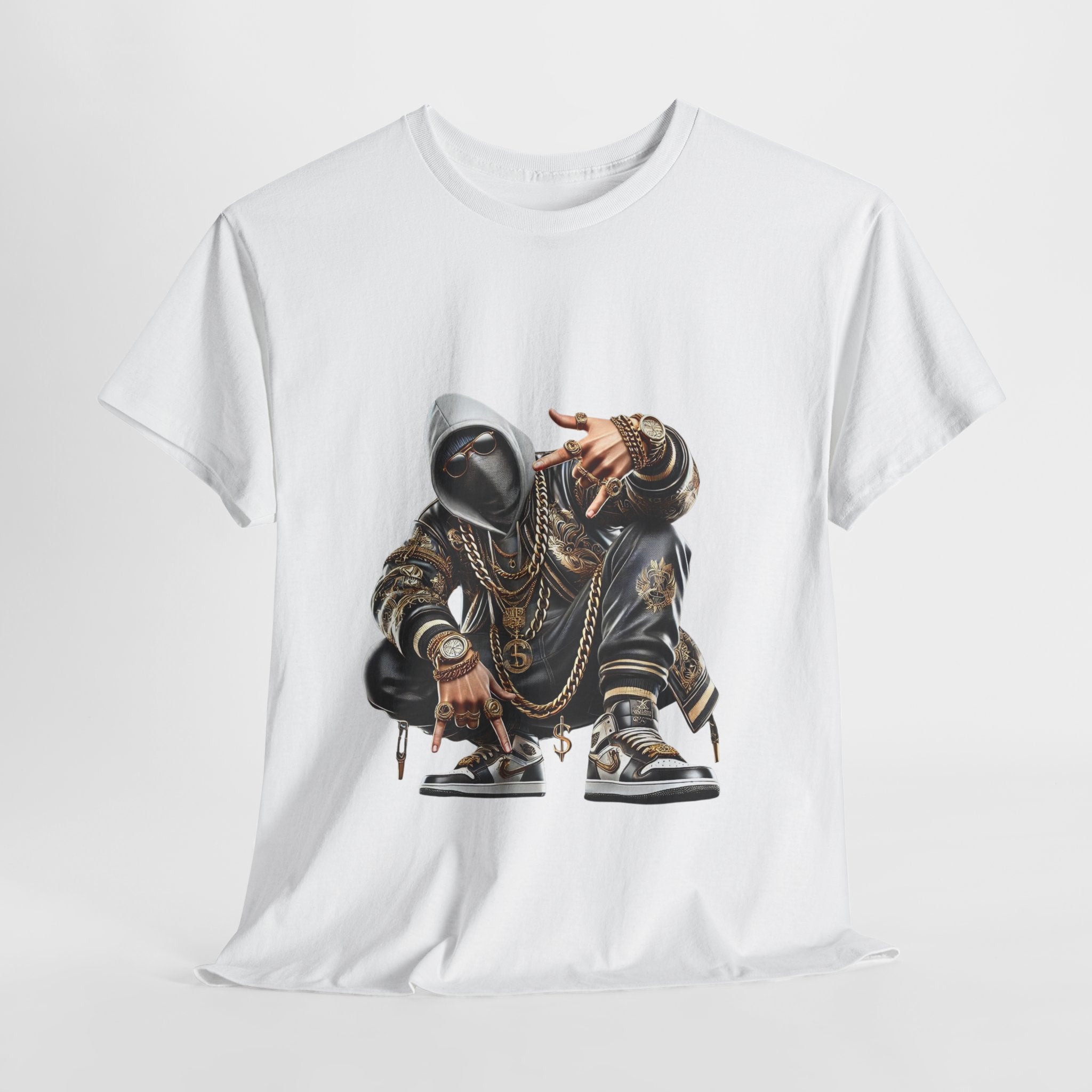 Urban Streetwear Tee with Graffiti Design