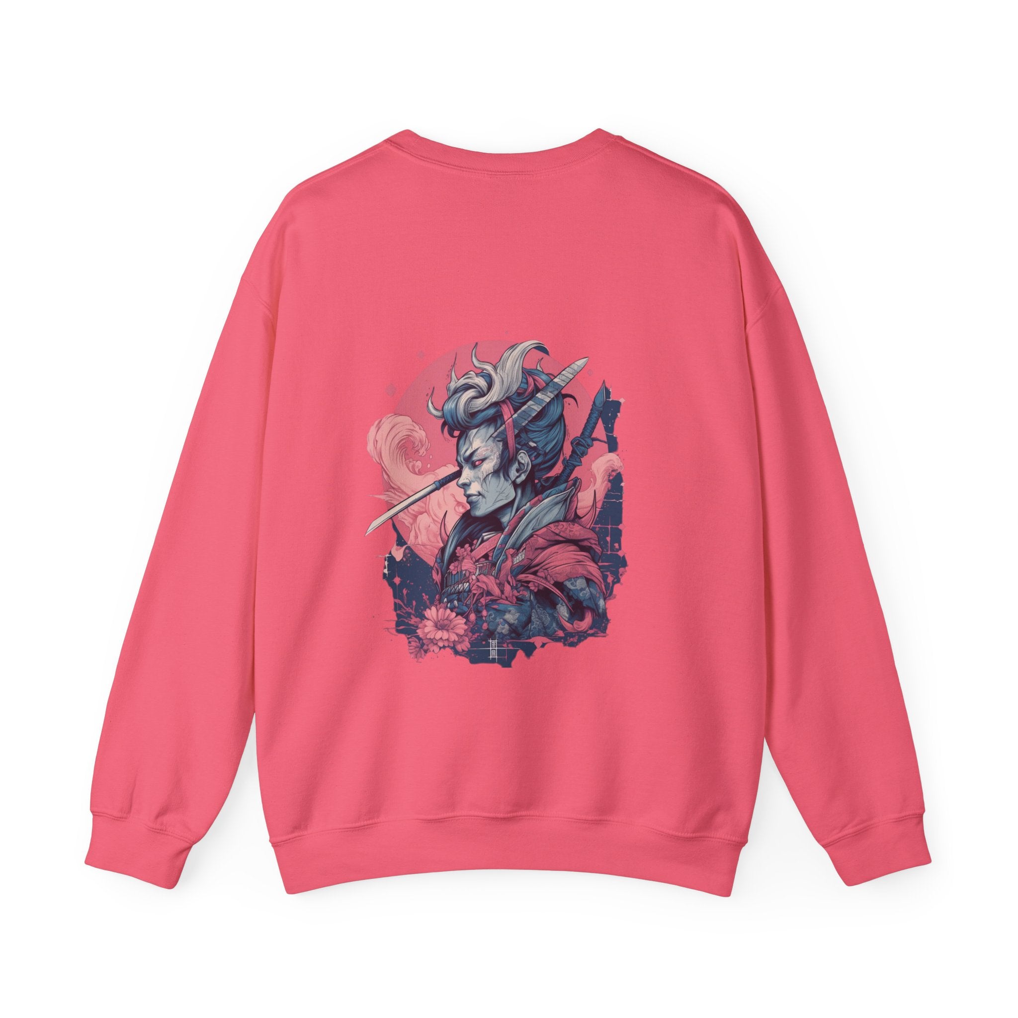 Artistic Unisex Crewneck Sweatshirt - Japanese Warrior Design