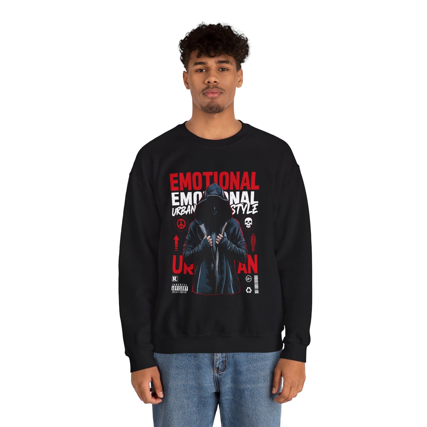 Emotional Urban Style Crewneck Sweatshirt