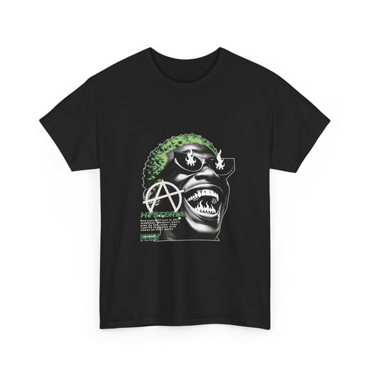 Rebellious Graphic Tee - Unisex Heavy Cotton Tee with Anarchy Design