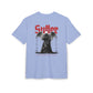 Gothic Angel Unisex Heavy Oversize Tee - 'Suffer' Graphic T-Shirt