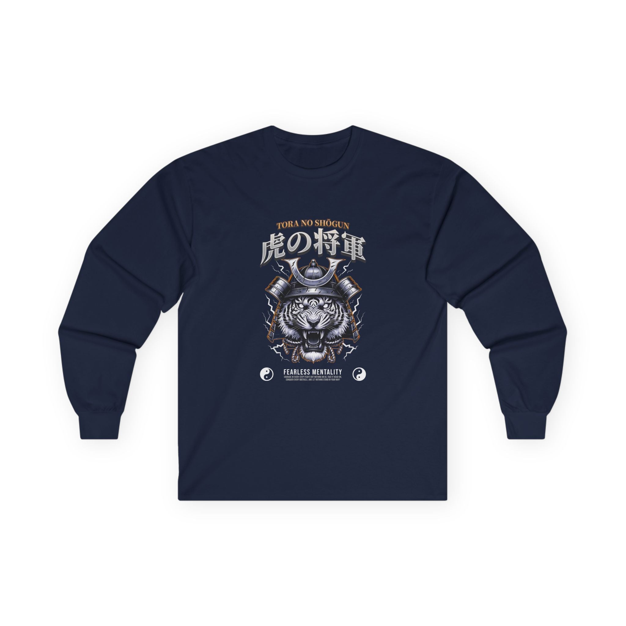 Fearless Mentality Tiger Long Sleeve Tee - Unisex Ultra Cotton Shirt.