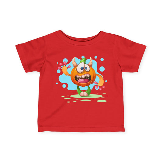 Cute Monster Infant Tee - Fun & Playful Cartoon Design