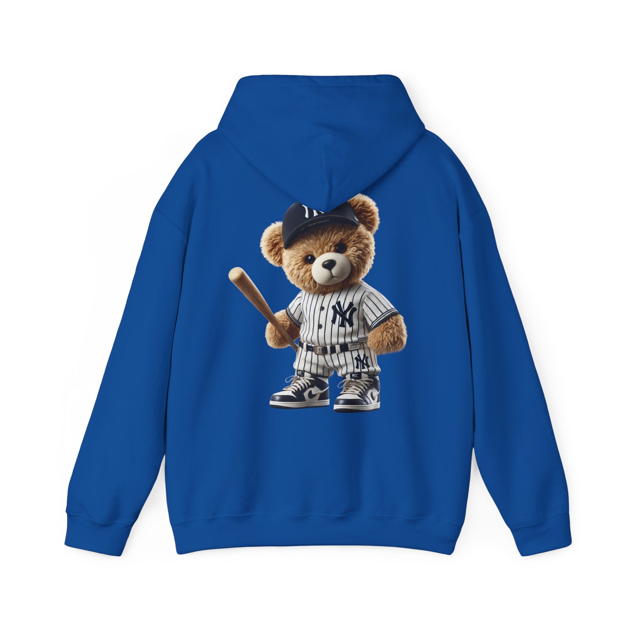 NY Baseball Teddy Bear Unisex Hoodies