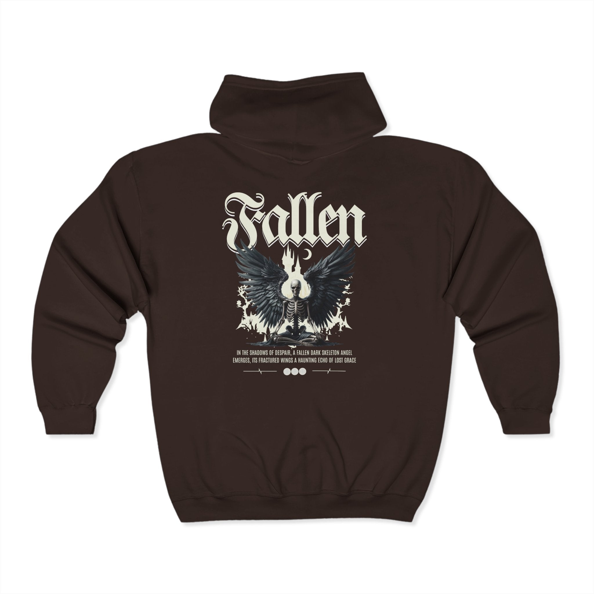Fallen Rock Band Full Zip Hoodie - Unisex Heavy Blend™ Sweatshirt.