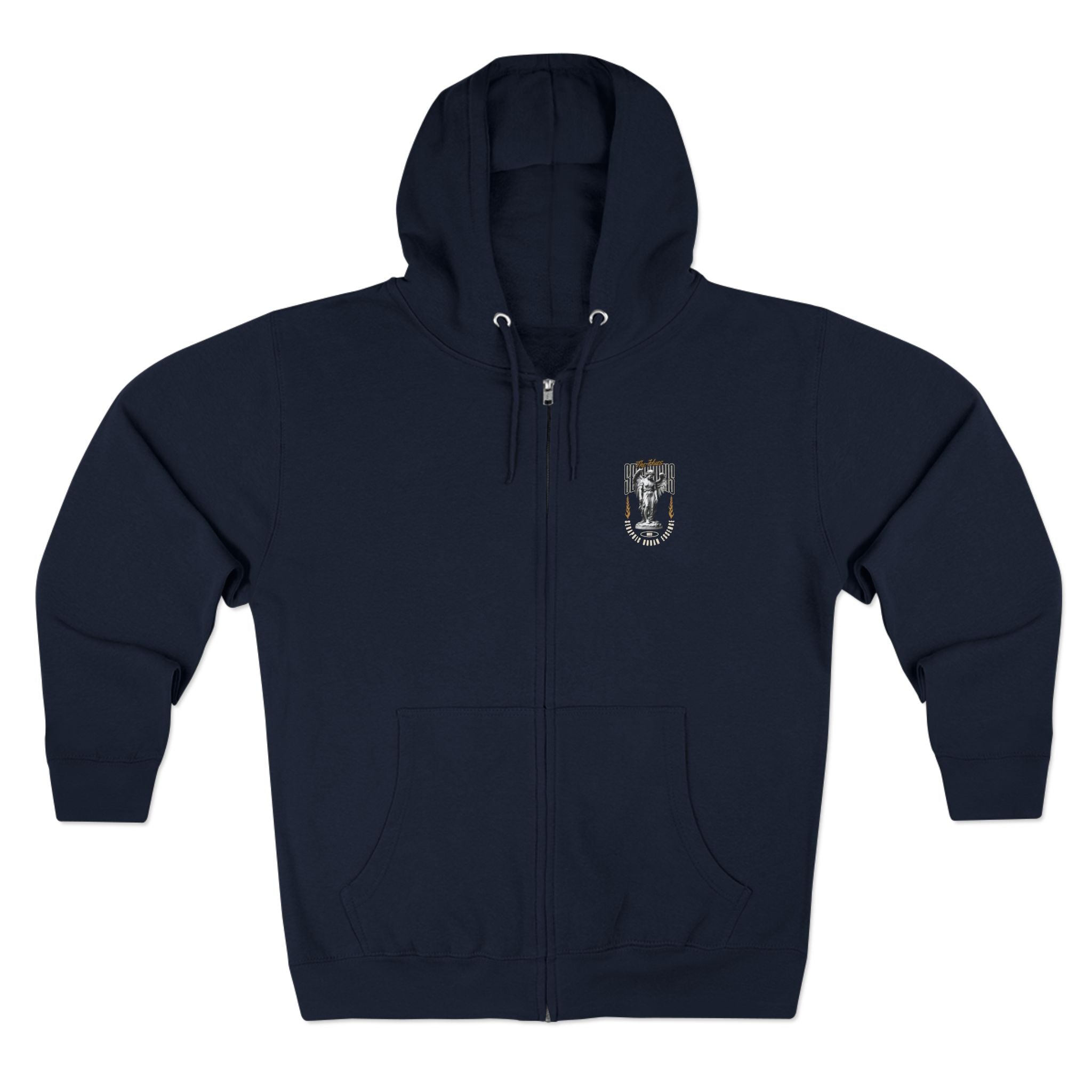 Urban Athletic Vintage Graphic Unisex Zip Hoodie - Perfect for Everyday Comfort & Style