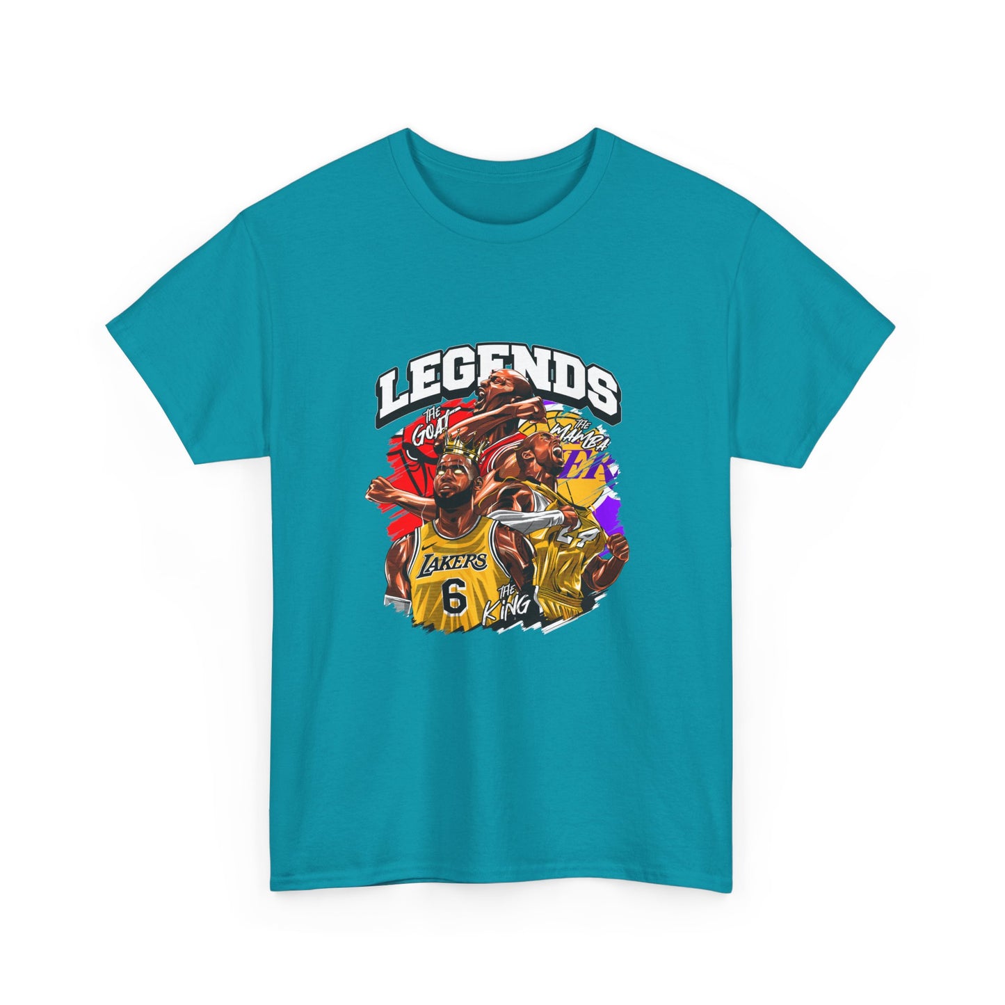 Kaos Basket Legend Basketball Unisex Heavy Cotton Tee