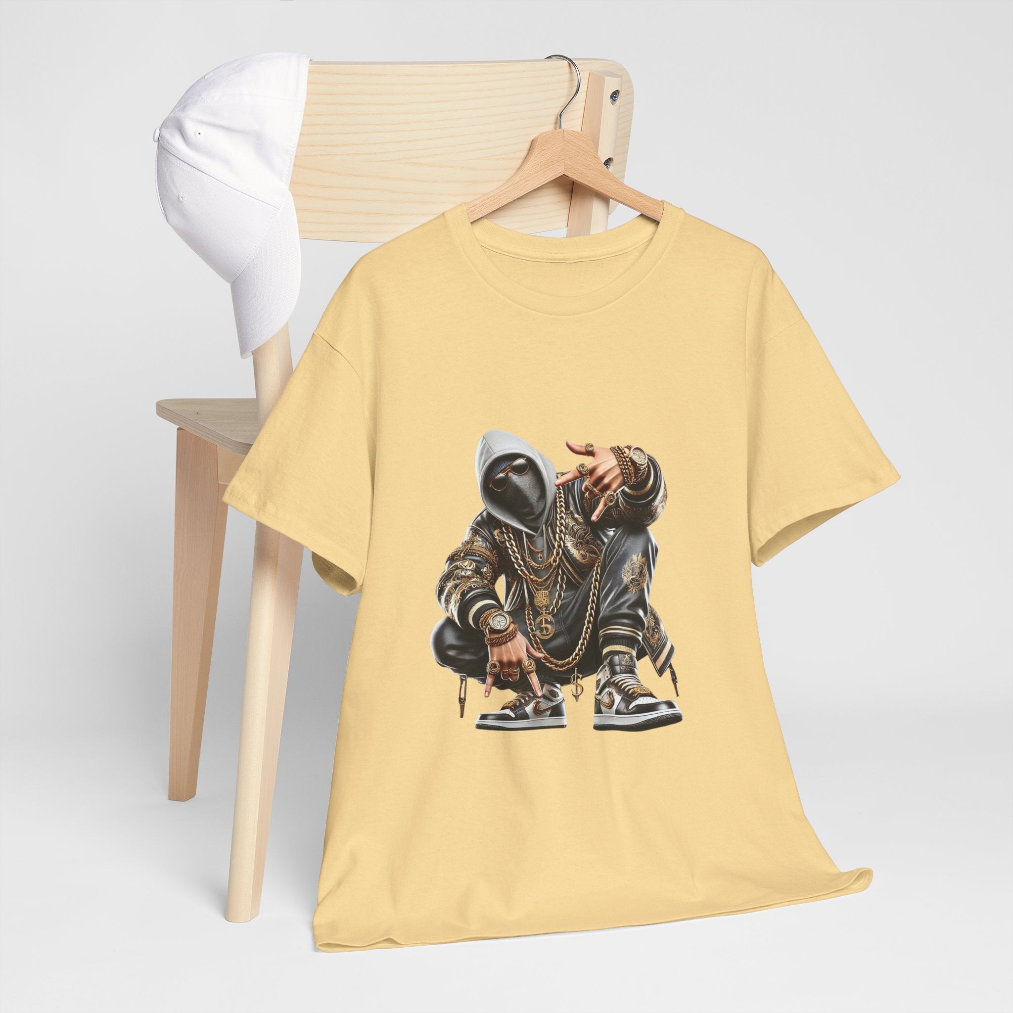 Urban Streetwear Tee with Graffiti Design