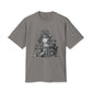 Vintage-Inspired Unisex Heavy Faded Tee with Artistic Design