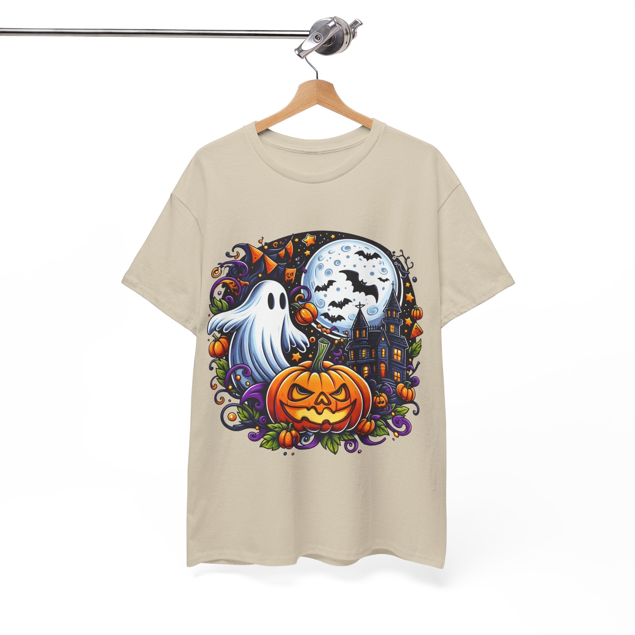 Halloween Boo Unisex Heavy Cotton Tee