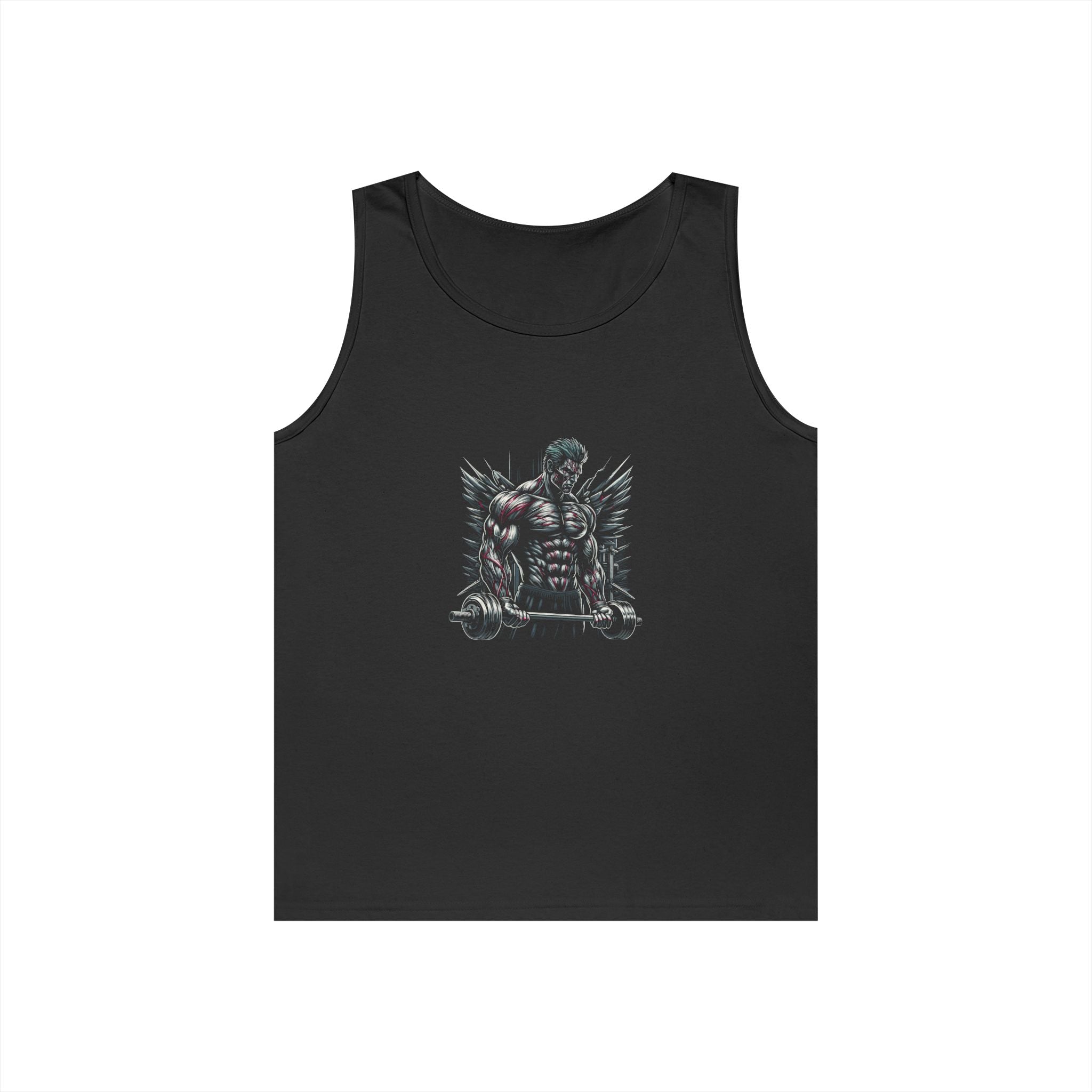 Gym Warrior Unisex Heavy Cotton Tank Top - Motivational Fitness Apparel