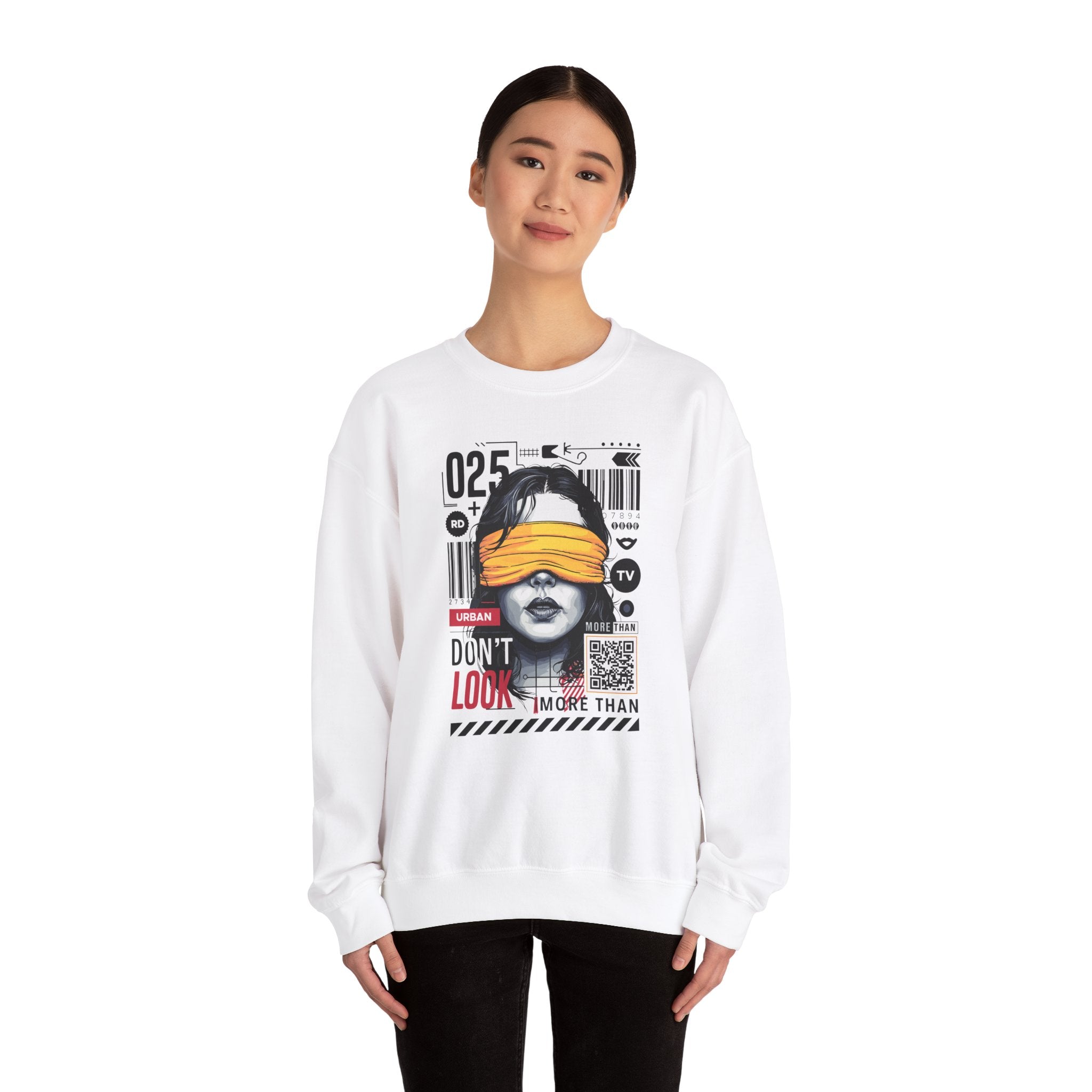 Urban Don’t Look Crewneck Sweatshirt - Unisex Heavy Blend™