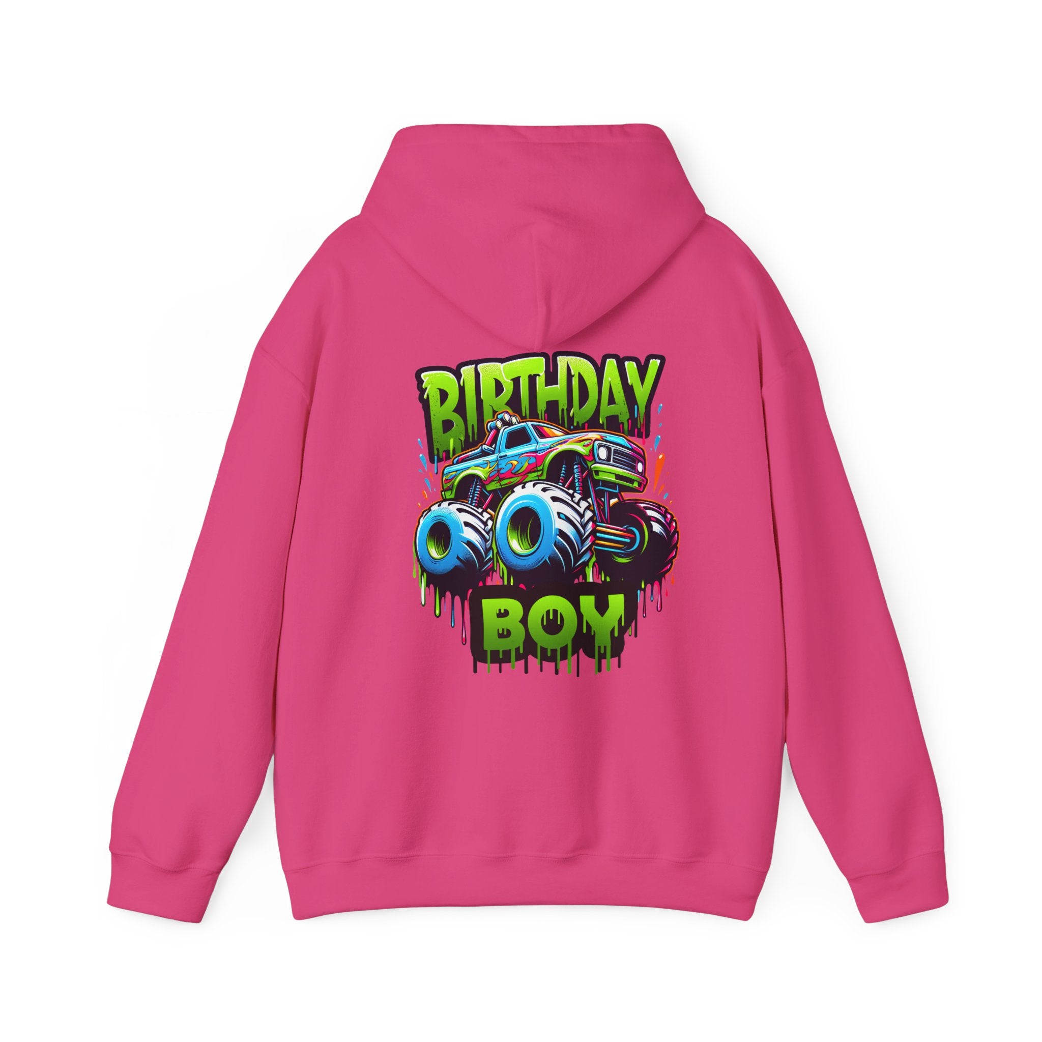 Birthday Boy Monster Truck Unisex Hoodie