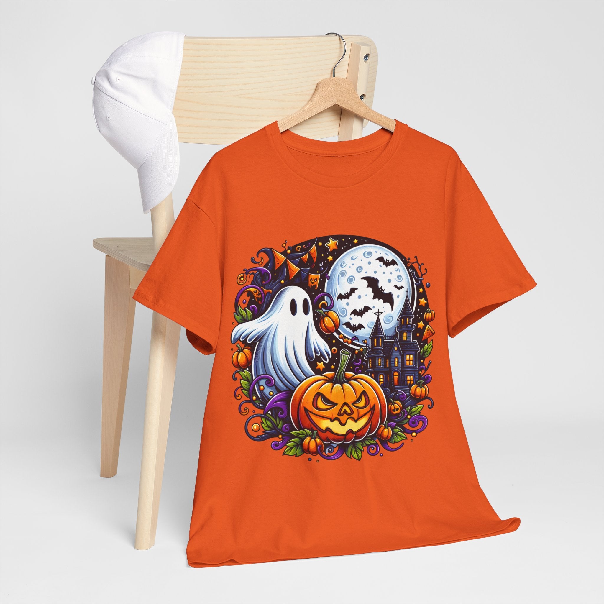 Halloween Boo Unisex Heavy Cotton Tee