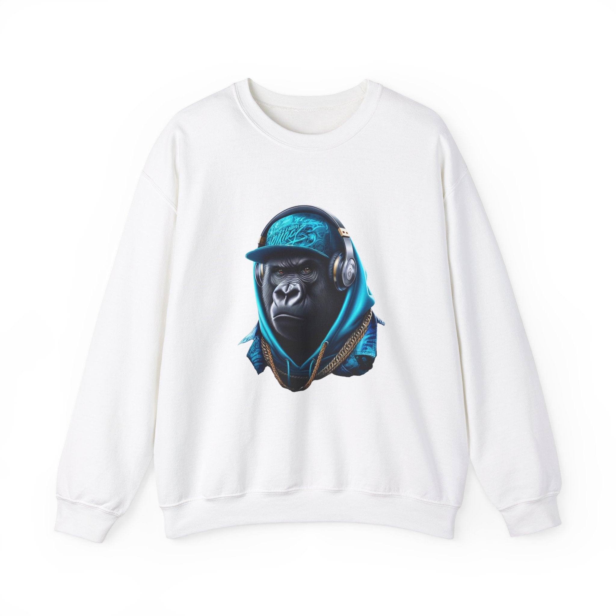 Urban Vibe Gorilla Crewneck Sweatshirt - Streetwear Style for Trendsetters