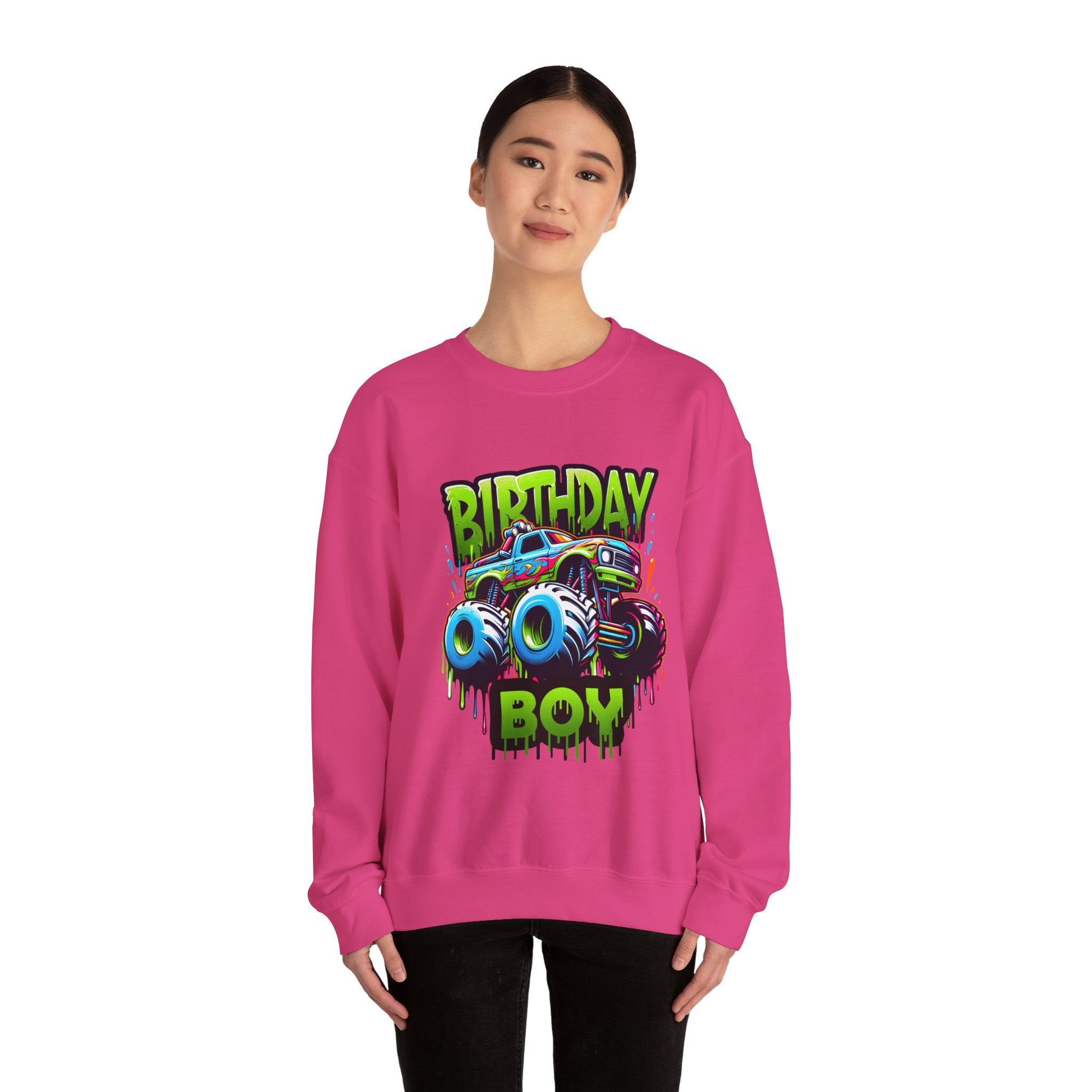 Birthday Boy Monster Truck Unisex Sweatshirt