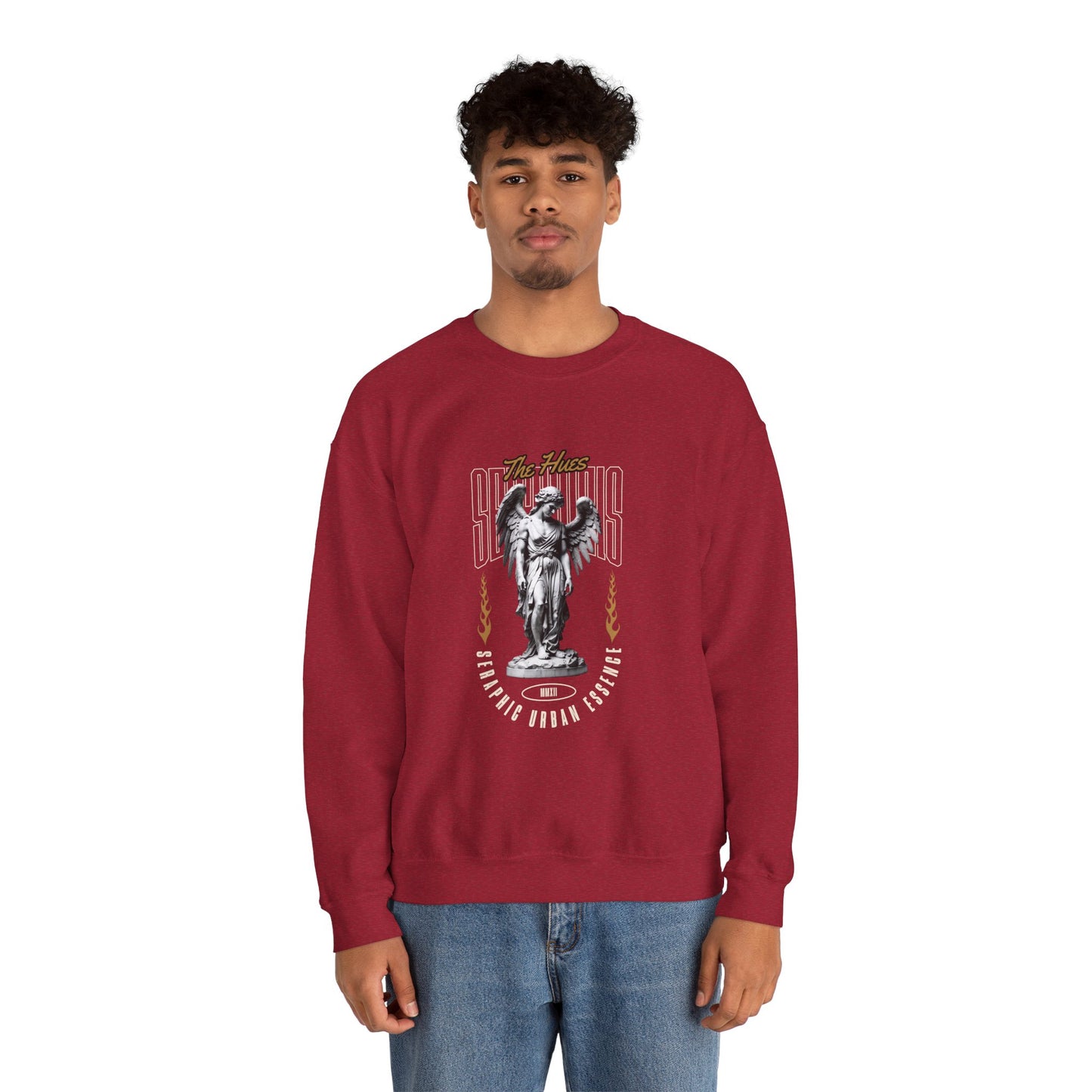 Urban Angel Unisex Heavy Blend™ Crewneck Sweatshirt - Streetwear Style