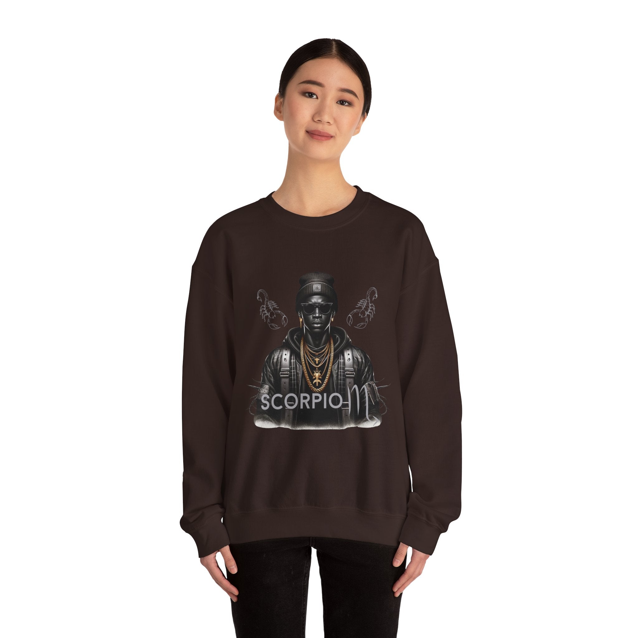 Scorpio Zodiac Crewneck Sweatshirt for Astrology Lovers