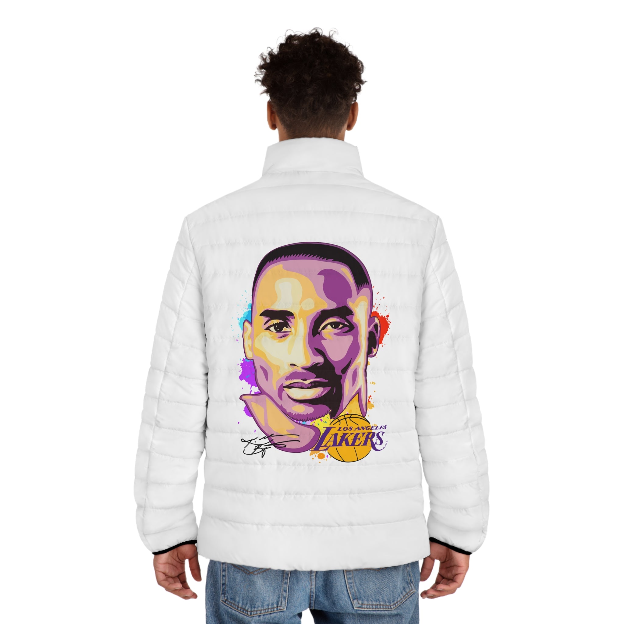 Men's Puffer Jacket - Kobe Lakers Inspired Design