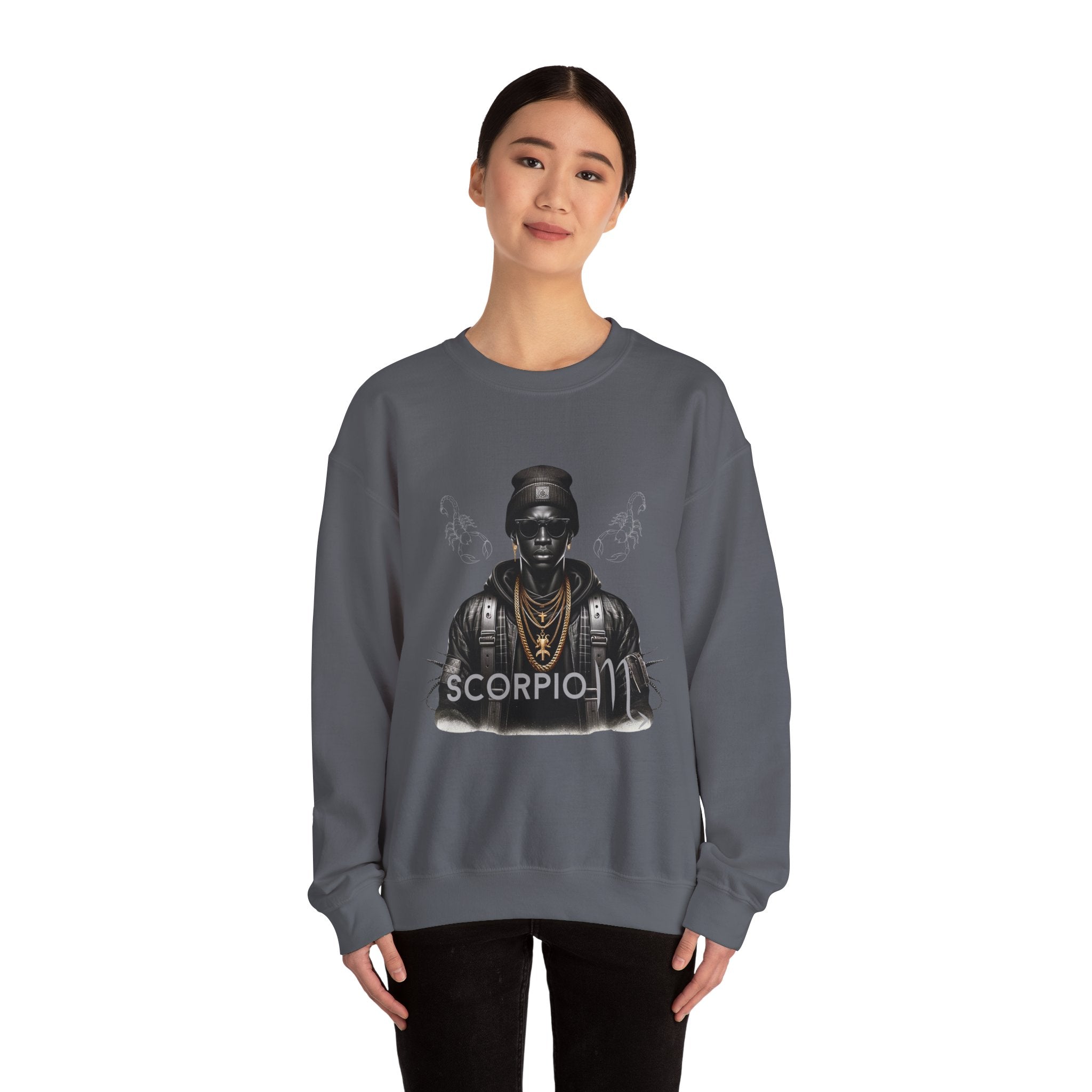 Scorpio Zodiac Crewneck Sweatshirt for Astrology Lovers