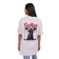 Gothic Angel Unisex Heavy Oversize Tee - 'Suffer' Graphic T-Shirt