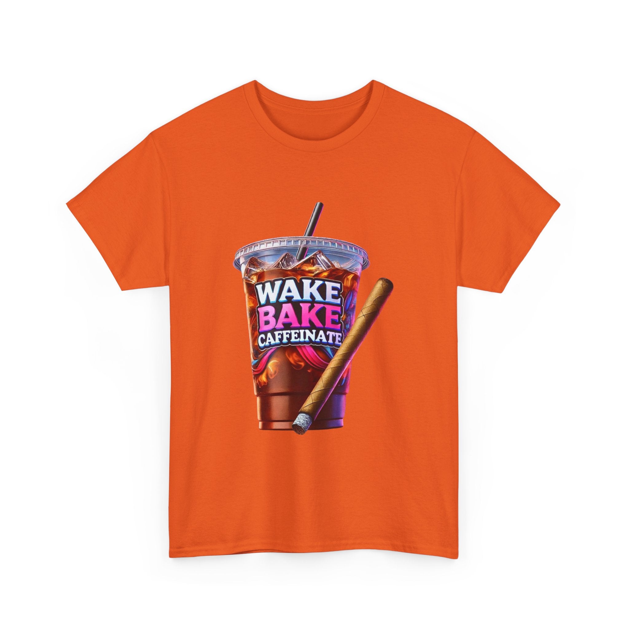 Wake and Caffeinate Unisex Heavy Cotton Tee