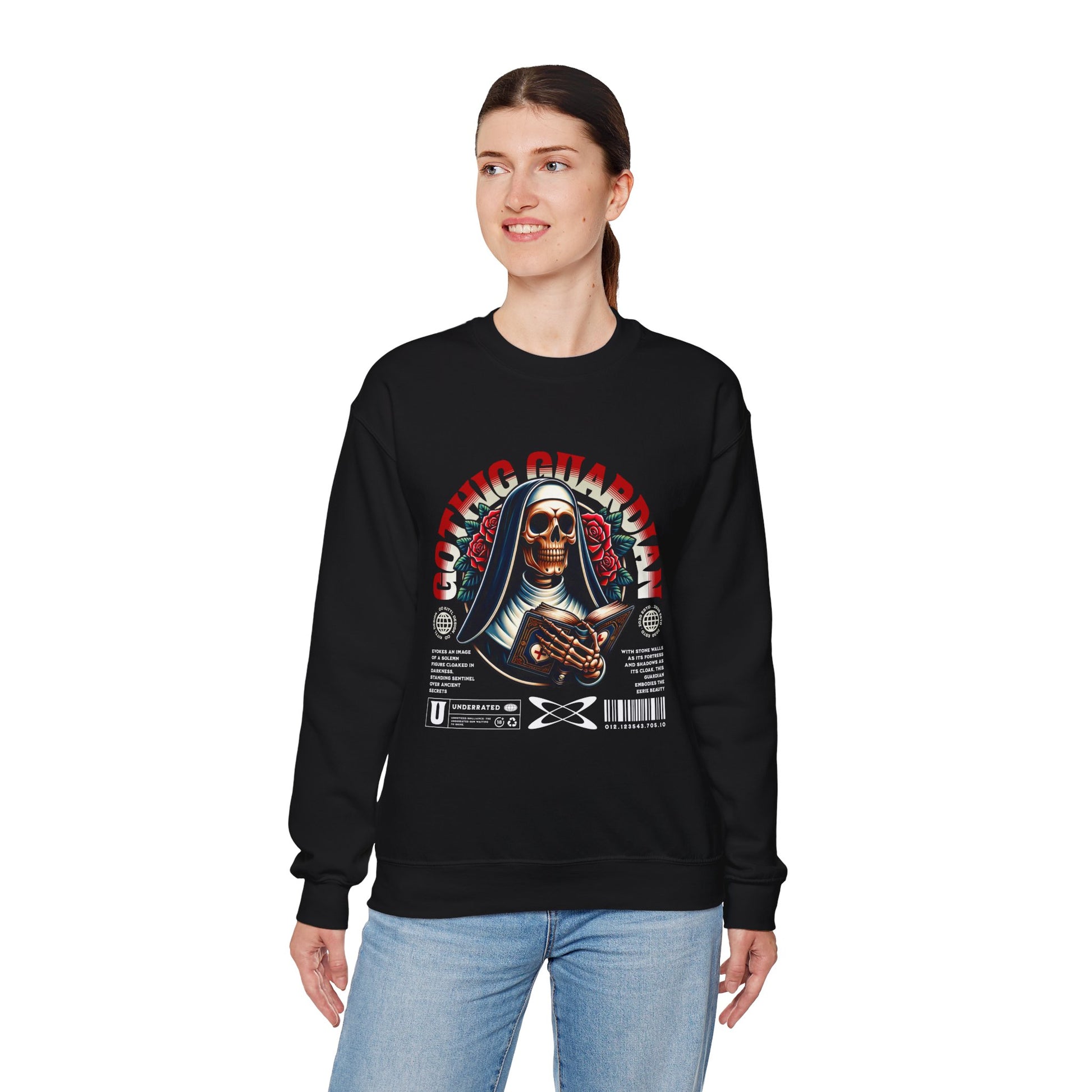 Gothic Guardian Crewneck Sweatshirt - Unisex Heavy Blend™.