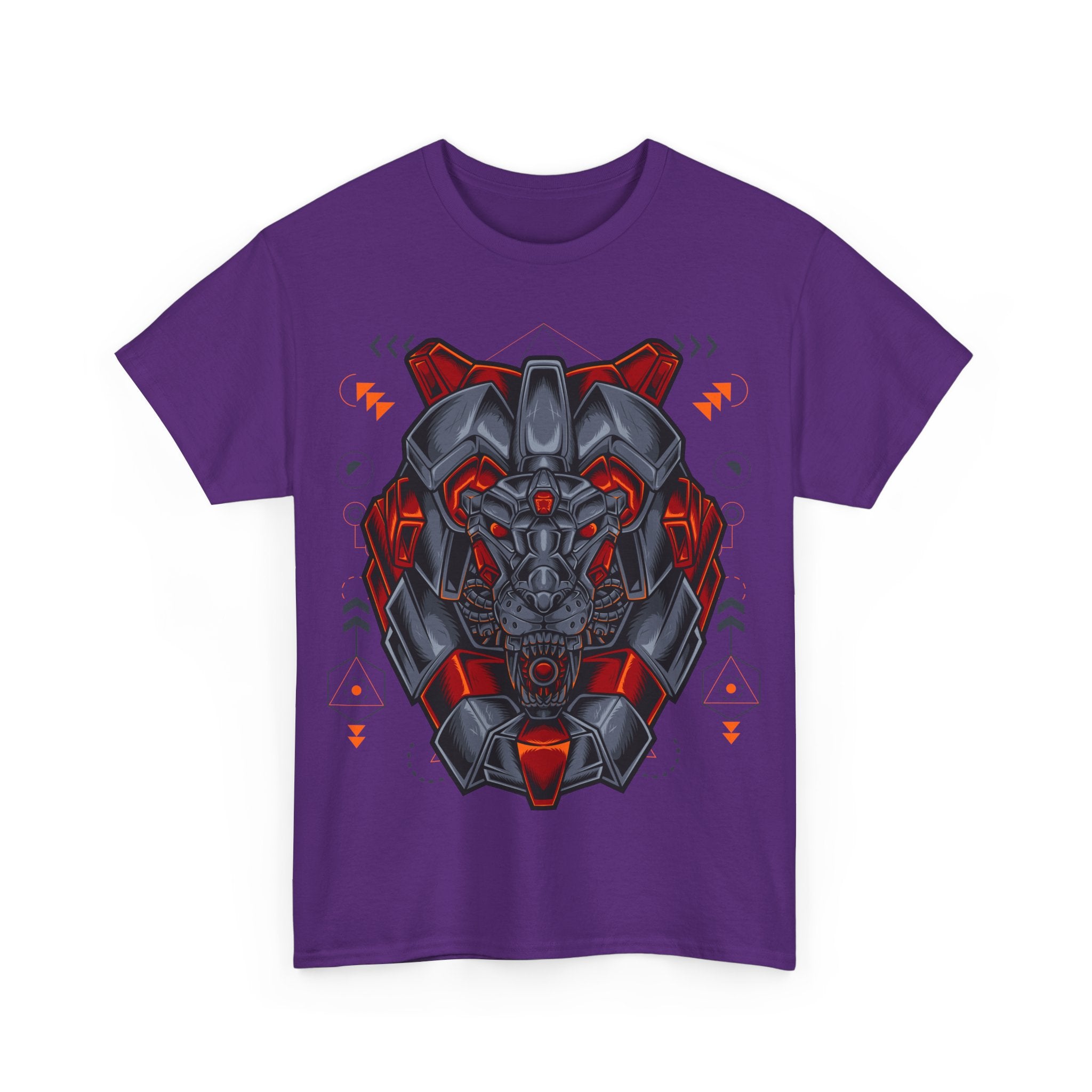 Bold Graphic Lion Unisex Heavy Cotton Tee - Streetwear Inspired