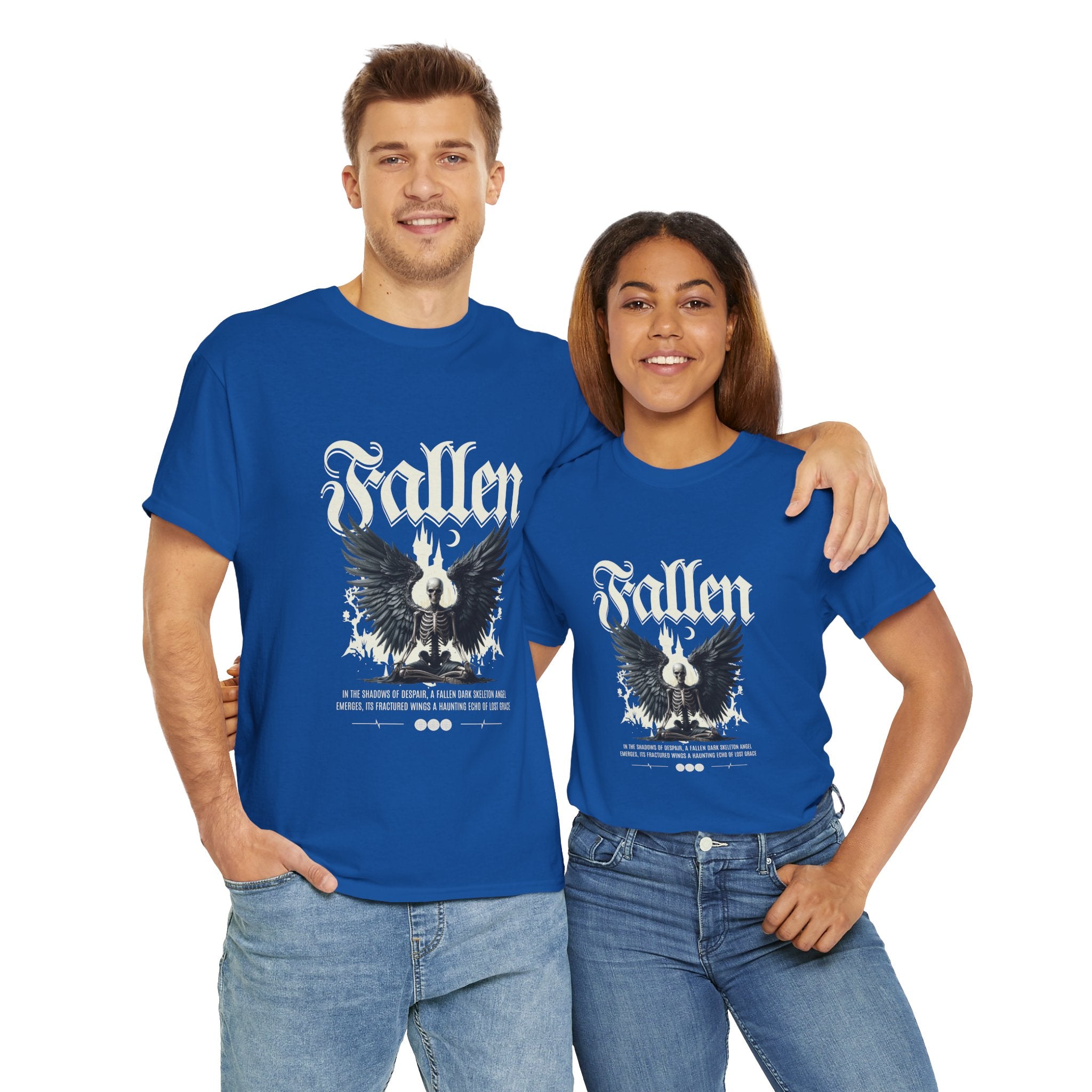 Fallen Graphic Unisex Heavy Cotton Tee - Casual Style for Music Lovers.