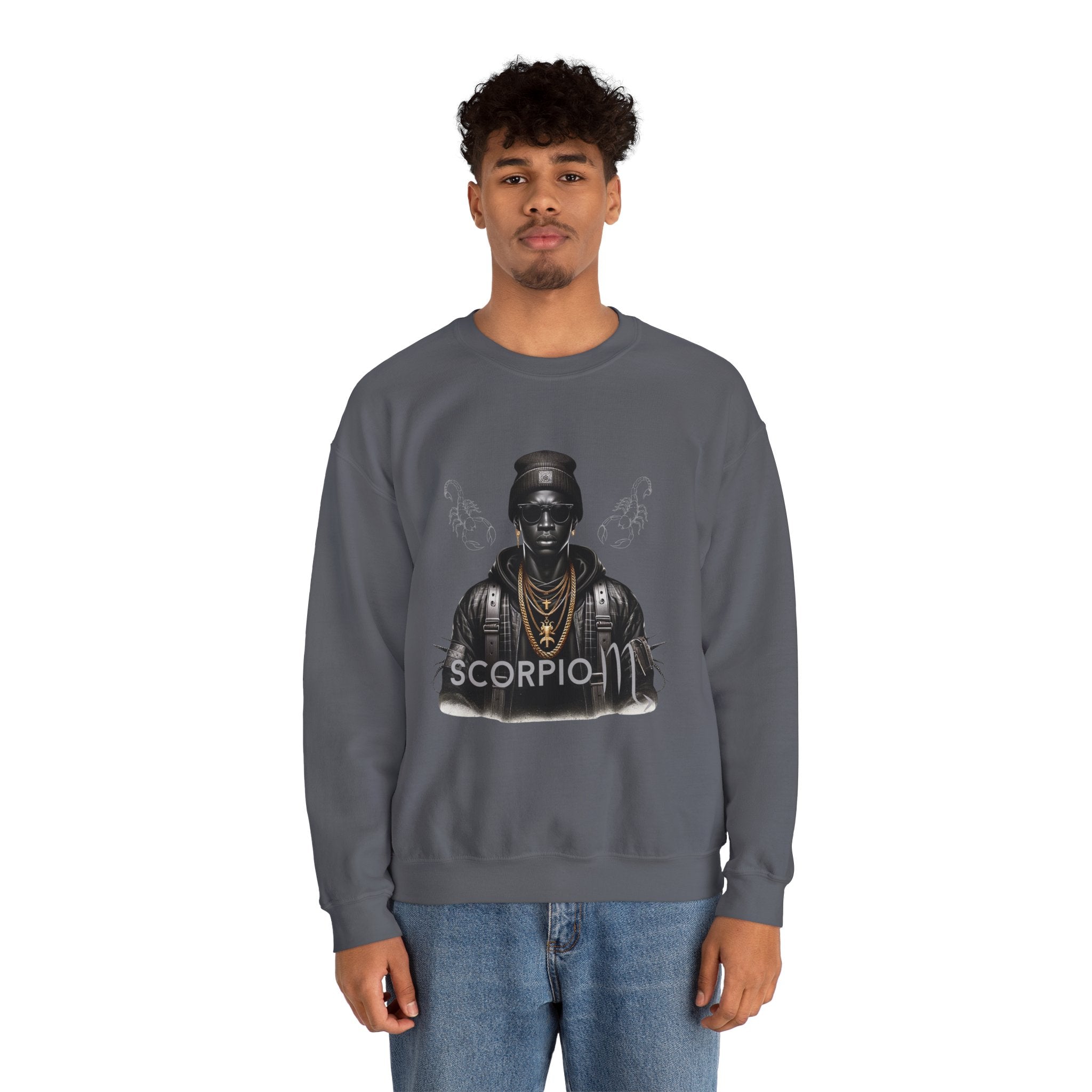 Scorpio Zodiac Crewneck Sweatshirt for Astrology Lovers