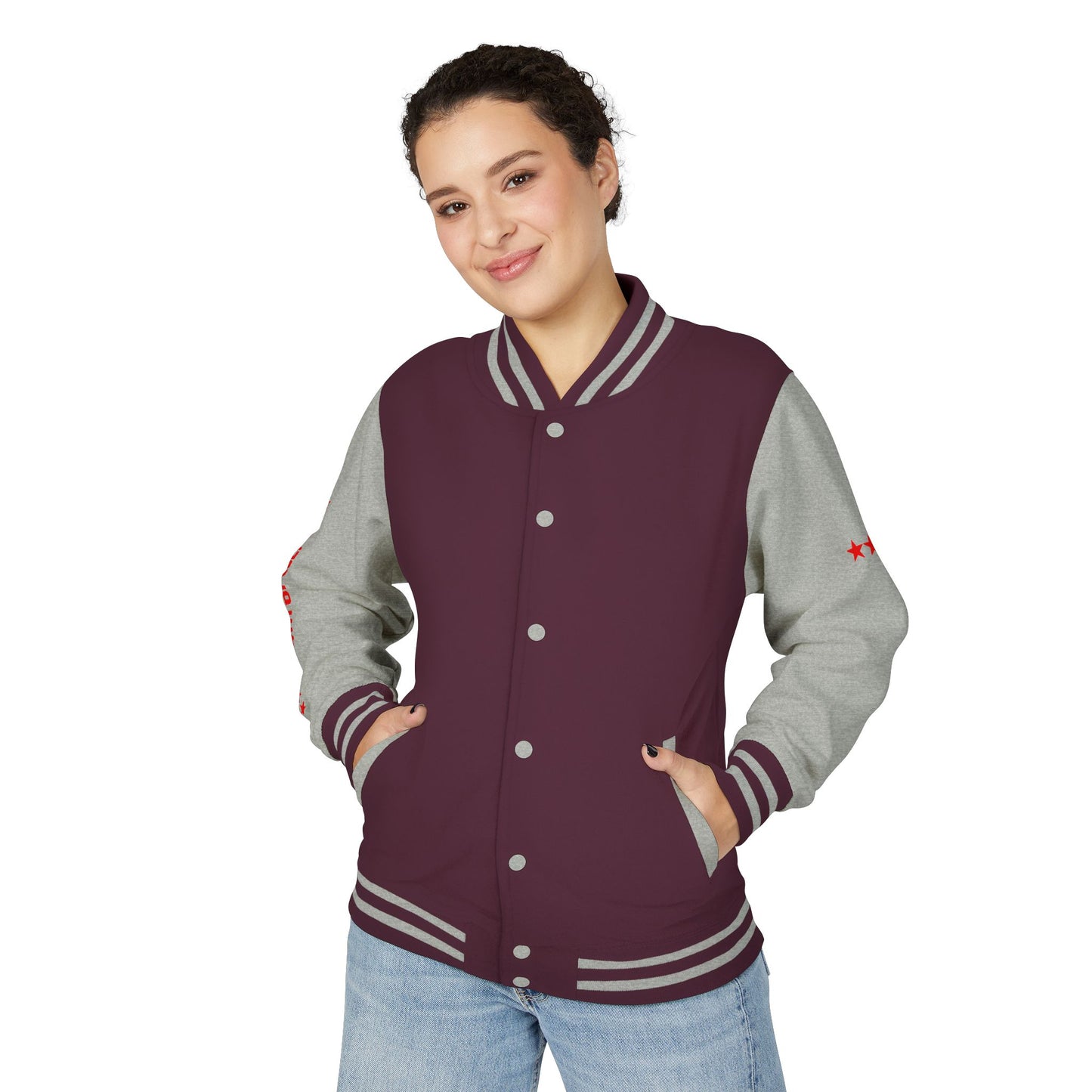 Unisex Heavyweight Letterman Jacket - Celebrate America 4th of July