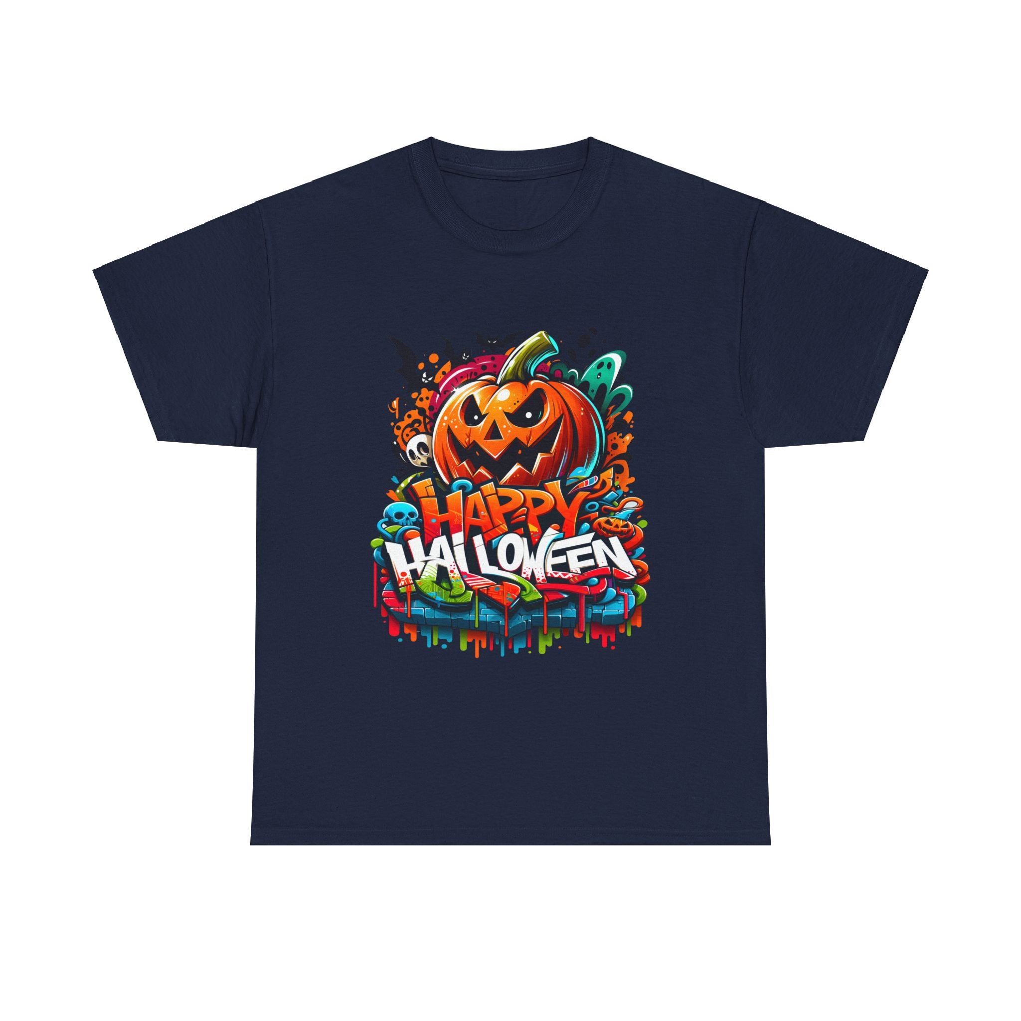 Happy Halloween Unisex Heavy Cotton Tee